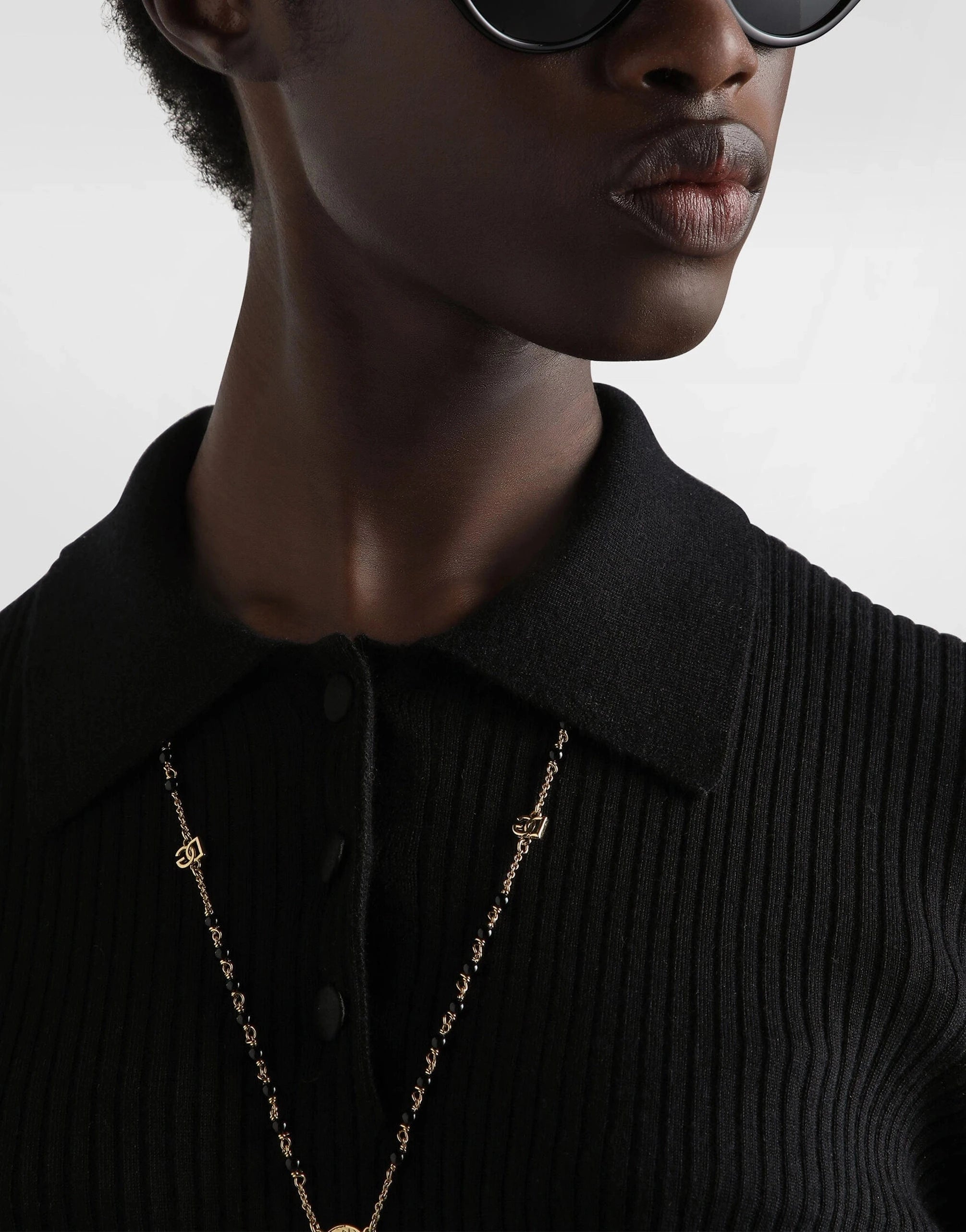 Dolce & Gabbana Cashmere Polo Sweater