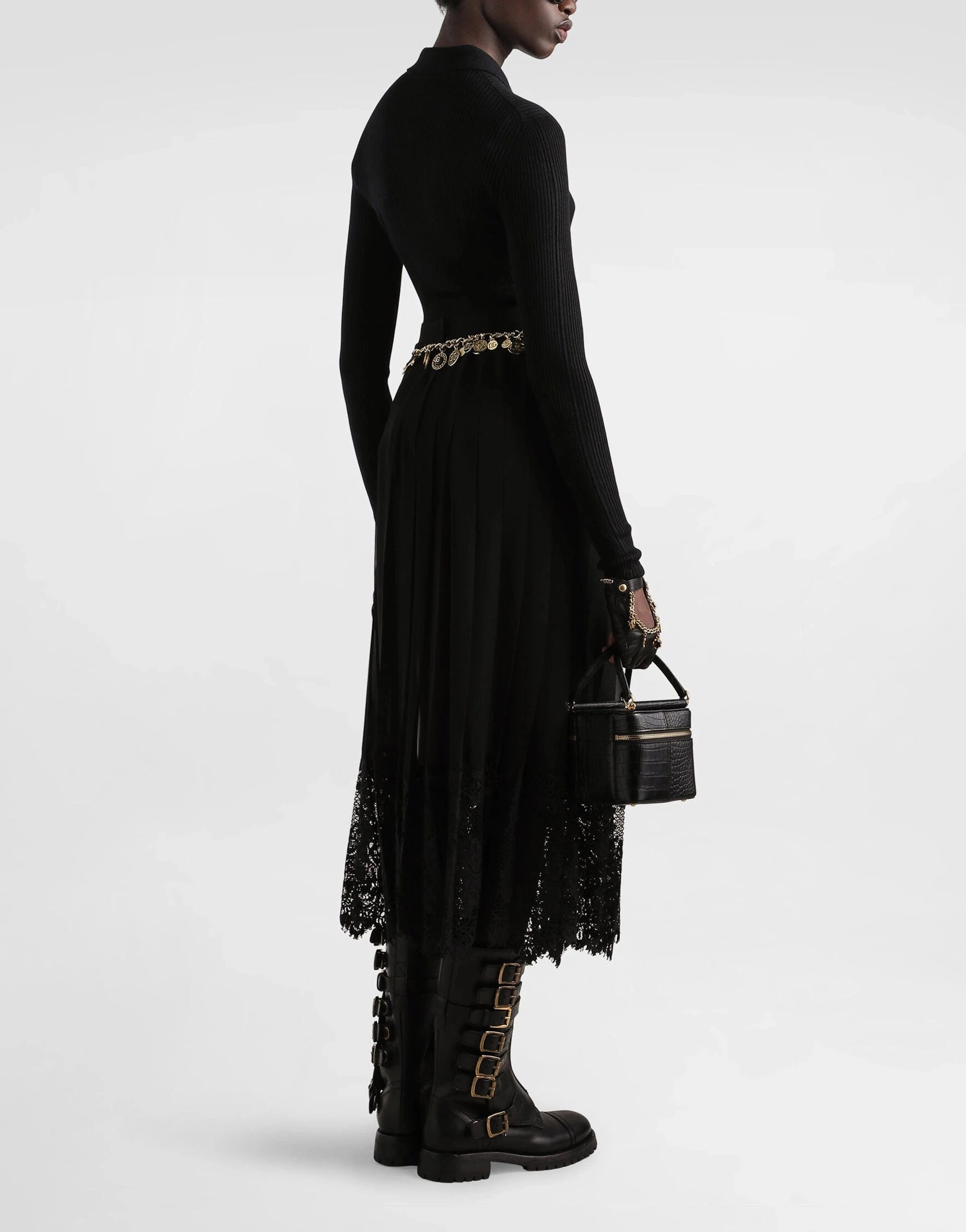 Dolce & Gabbana Cashmere Polo Sweater