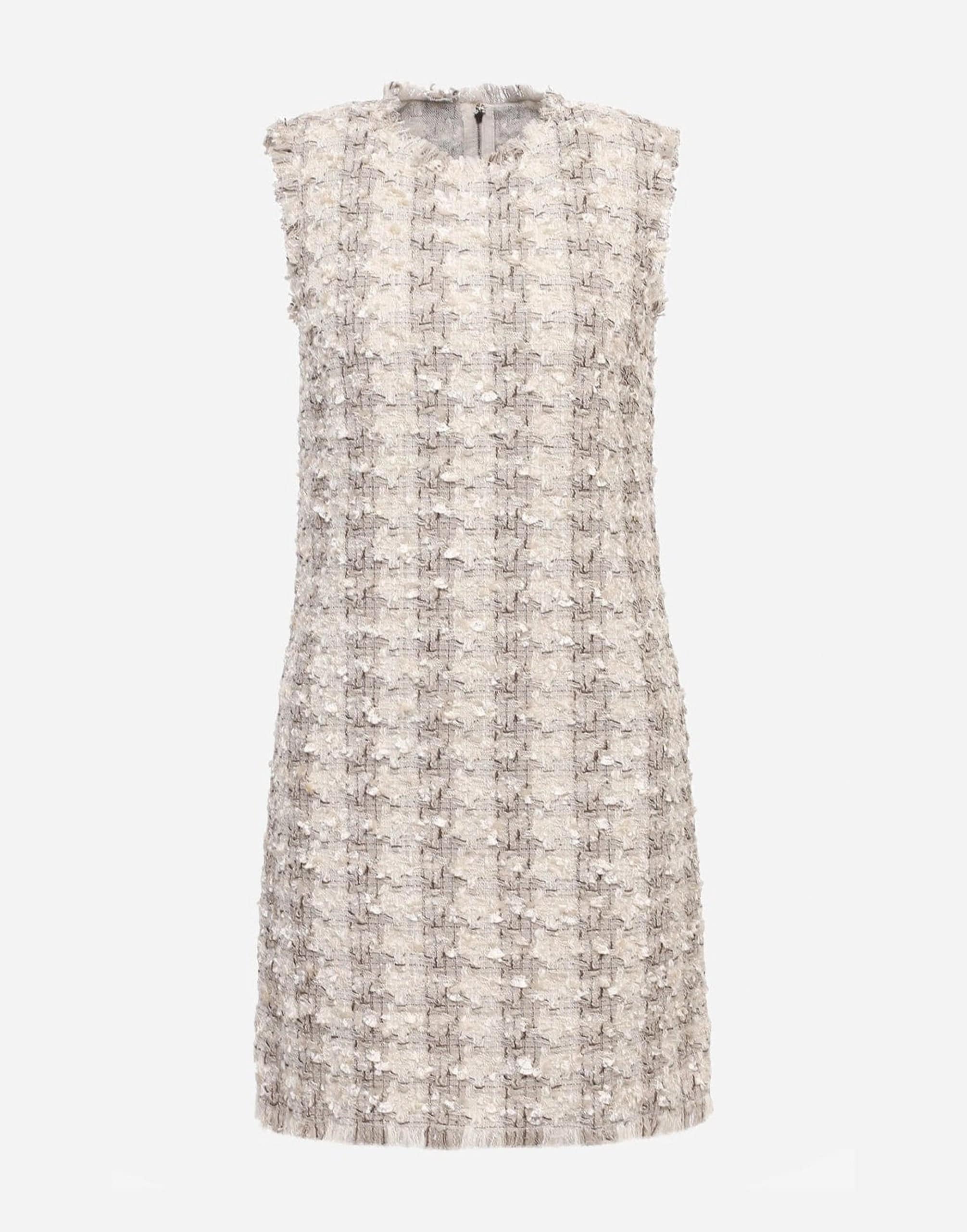 Dolce & Gabbana Checked Tweed Mini Dress