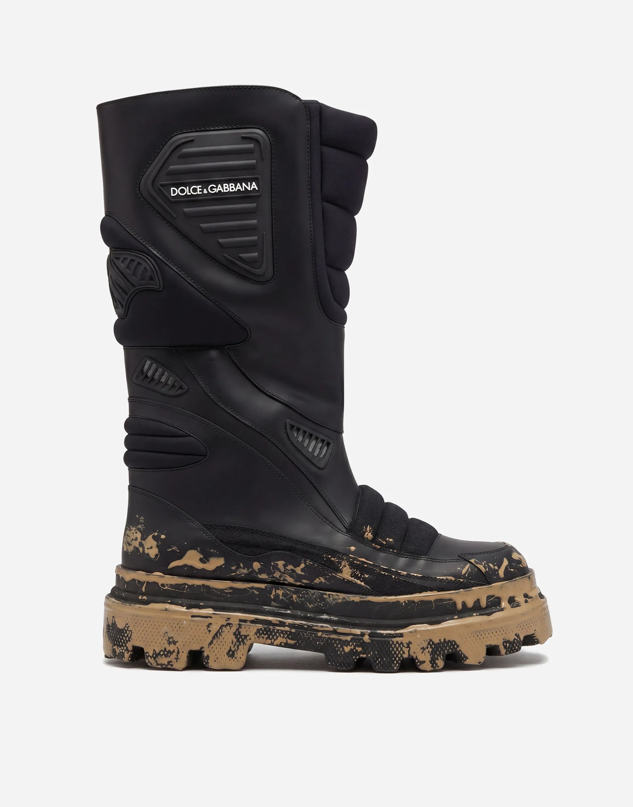 Dolce & Gabbana Dolce & Gabbana Chunky Moto Platform Biker Boots