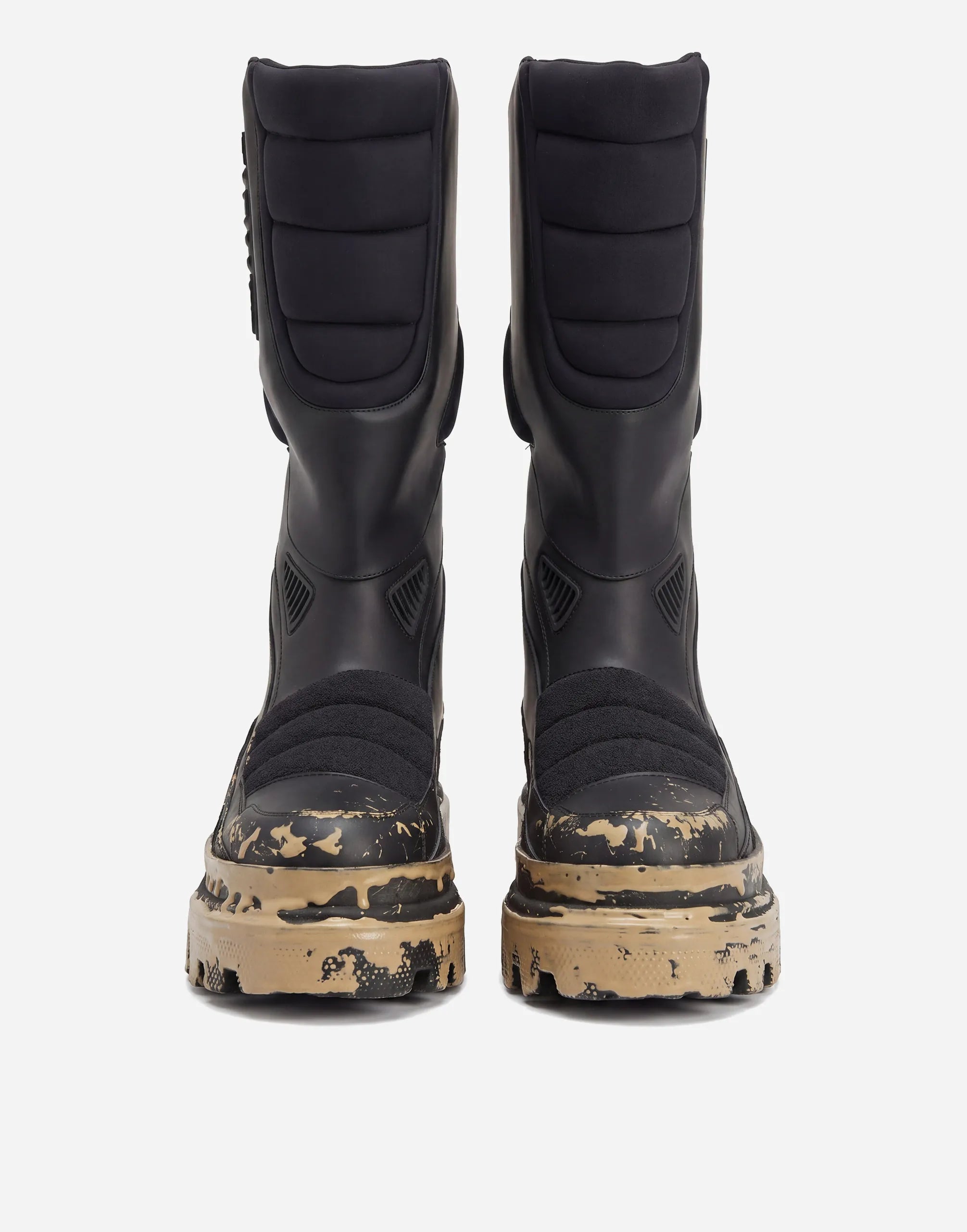 Dolce & Gabbana Dolce & Gabbana Chunky Moto Platform Biker Boots
