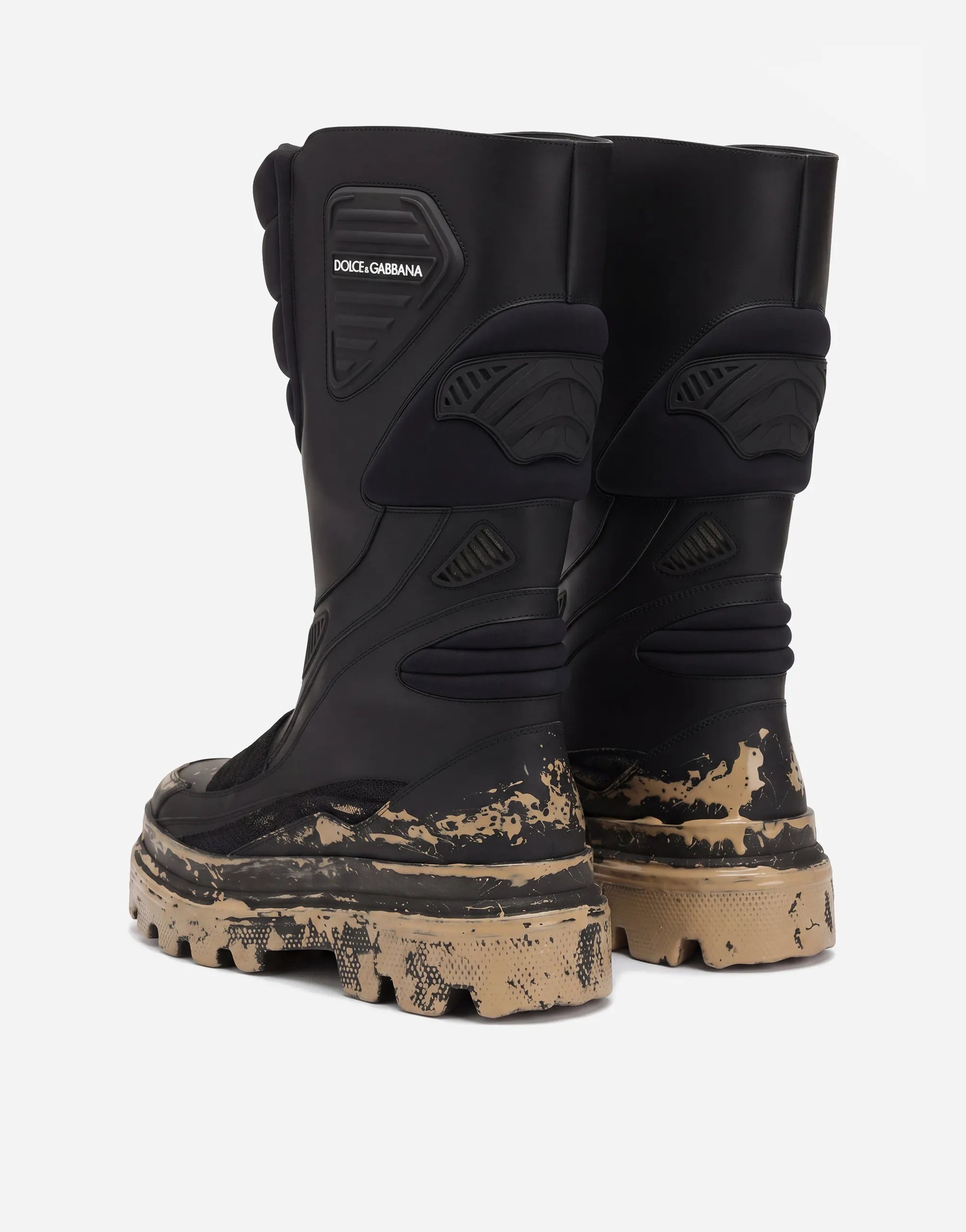Dolce & Gabbana Dolce & Gabbana Chunky Moto Platform Biker Boots