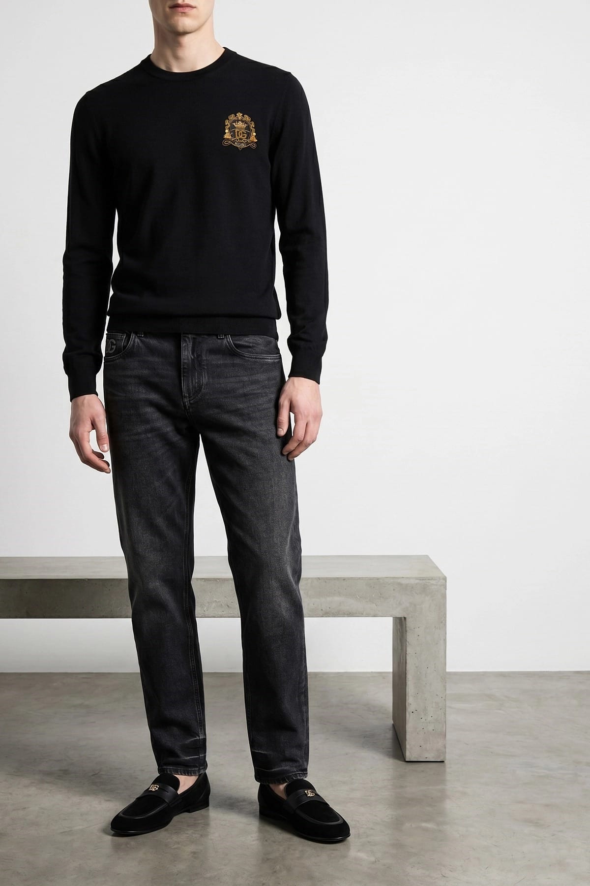 Dolce & Gabbana Pullover mit Wappen - alternate view
