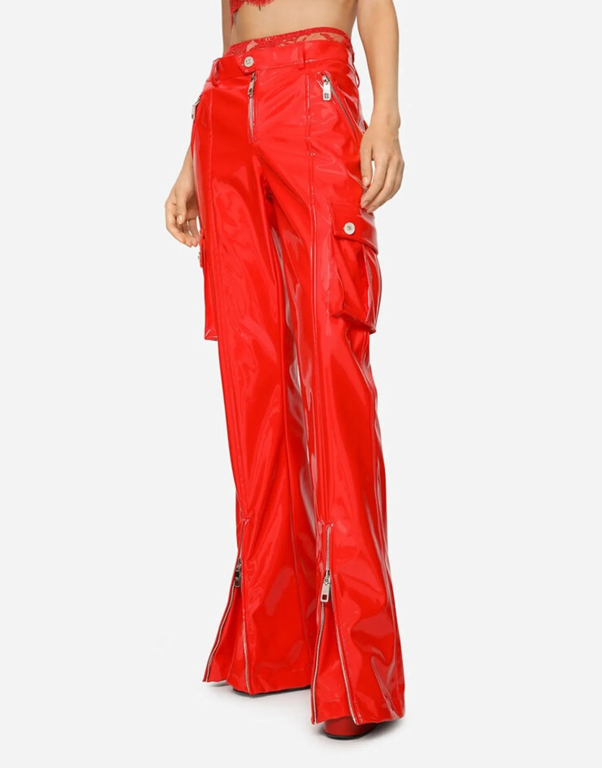 Dolce & Gabbana Coated Fabric Cargo Pants