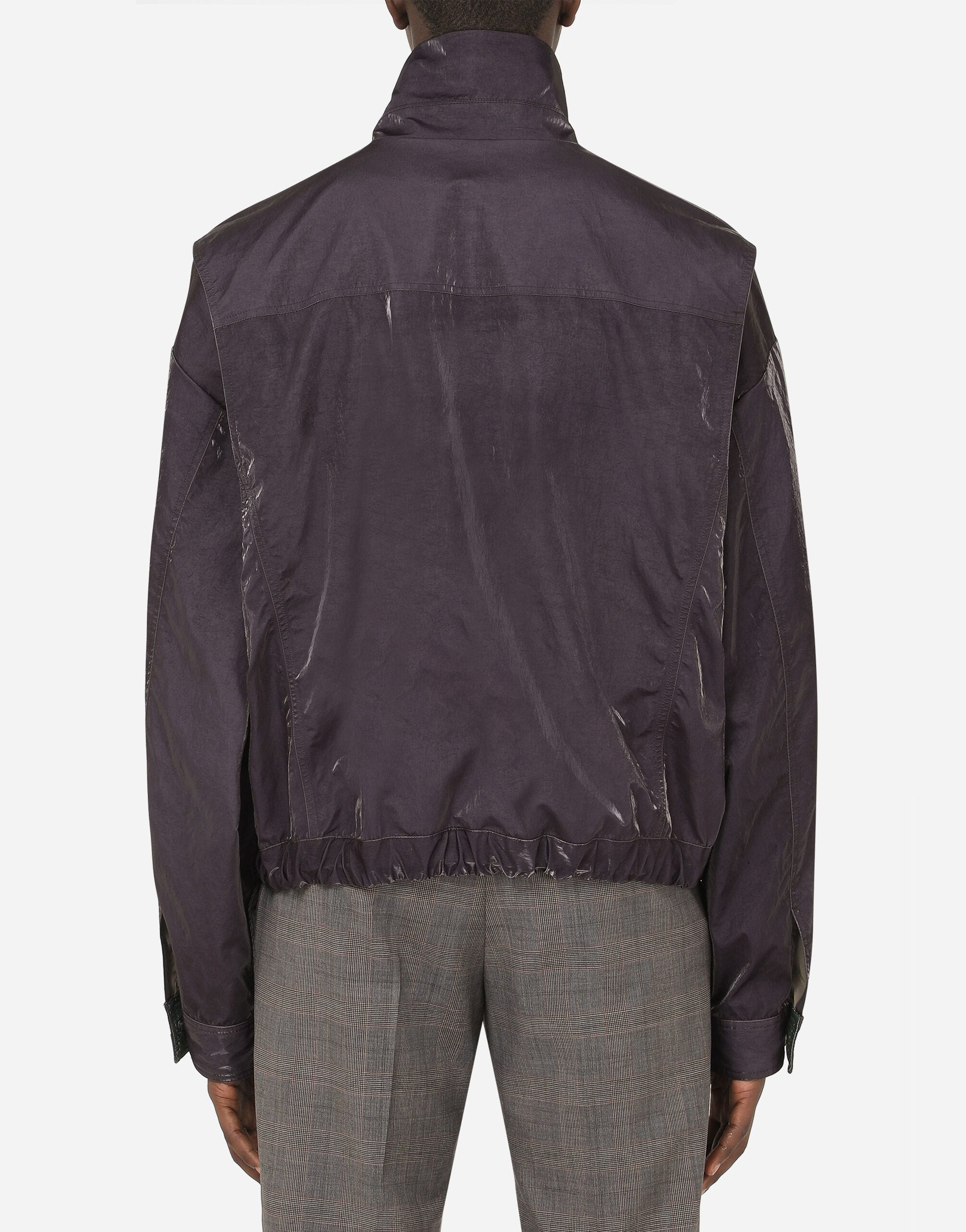 Dolce & Gabbana Dolce & Gabbana Coated Nylon Logo Jacket