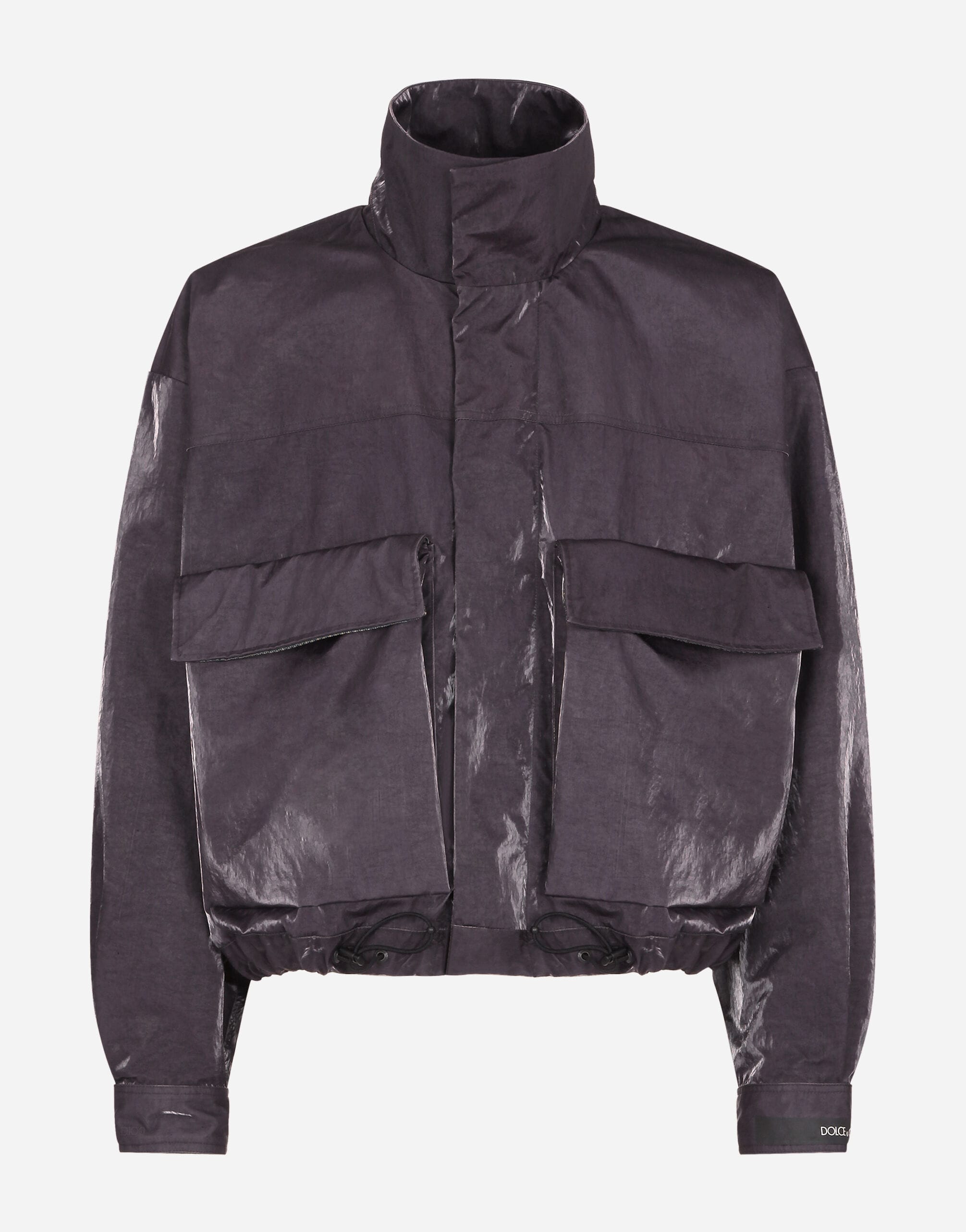 Dolce & Gabbana Dolce & Gabbana Coated Nylon Logo Jacket