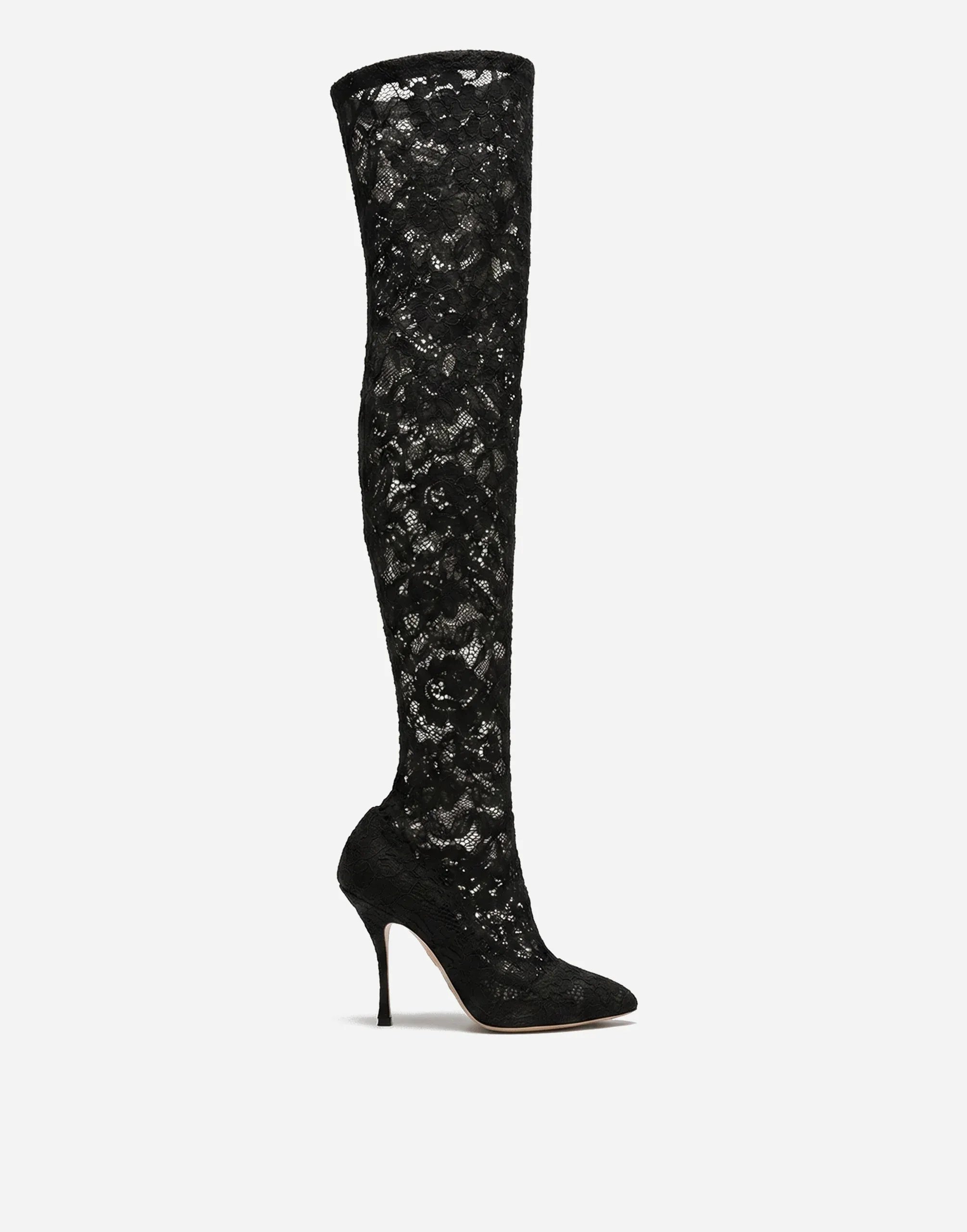 Dolce & Gabbana Coco Taormina Lace Boots