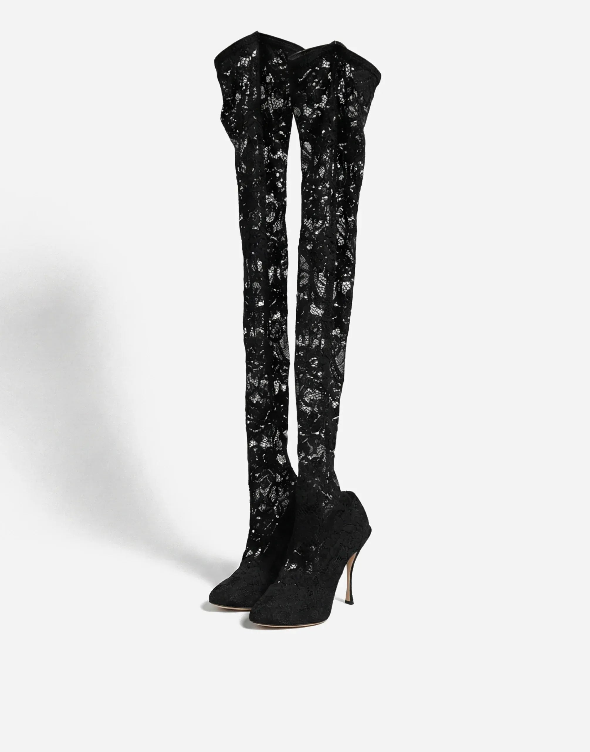 Dolce & Gabbana Coco Taormina Lace Boots
