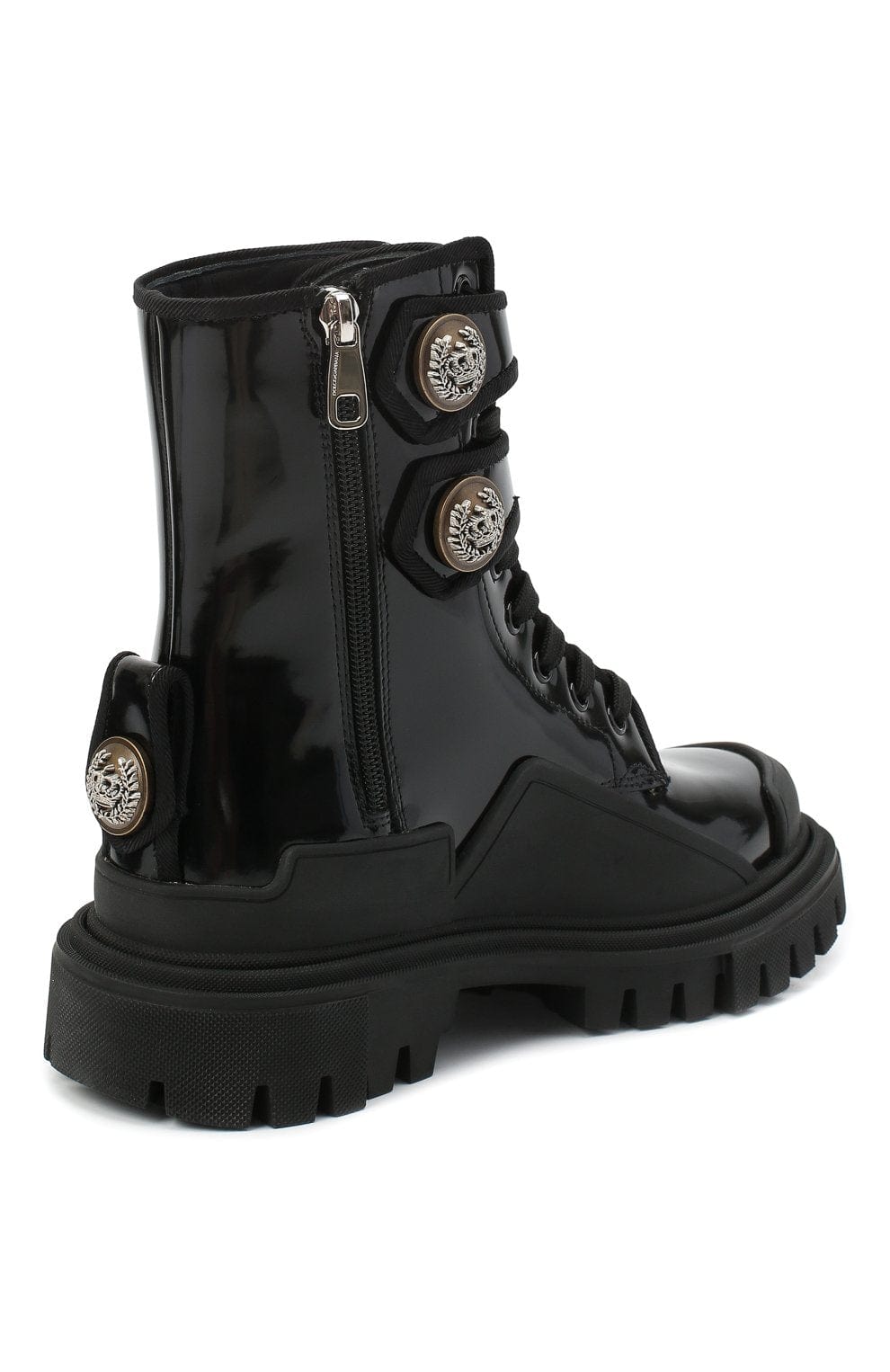 Dolce & Gabbana Coin-Embellished Ankle Boots