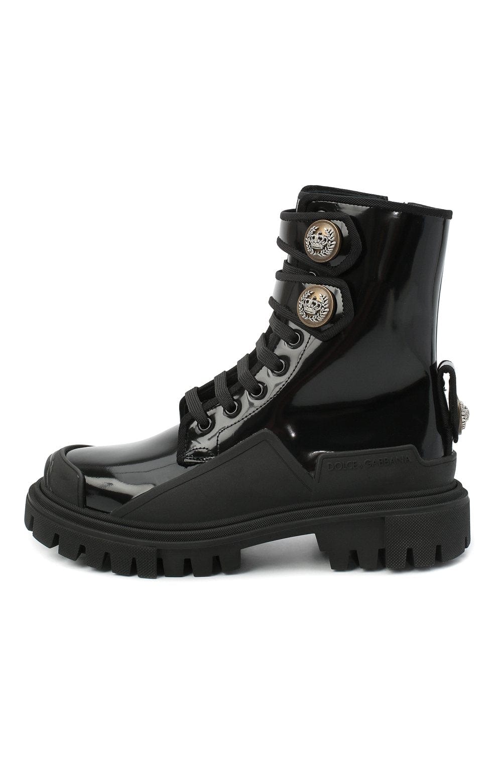 Dolce & Gabbana Coin-Embellished Ankle Boots