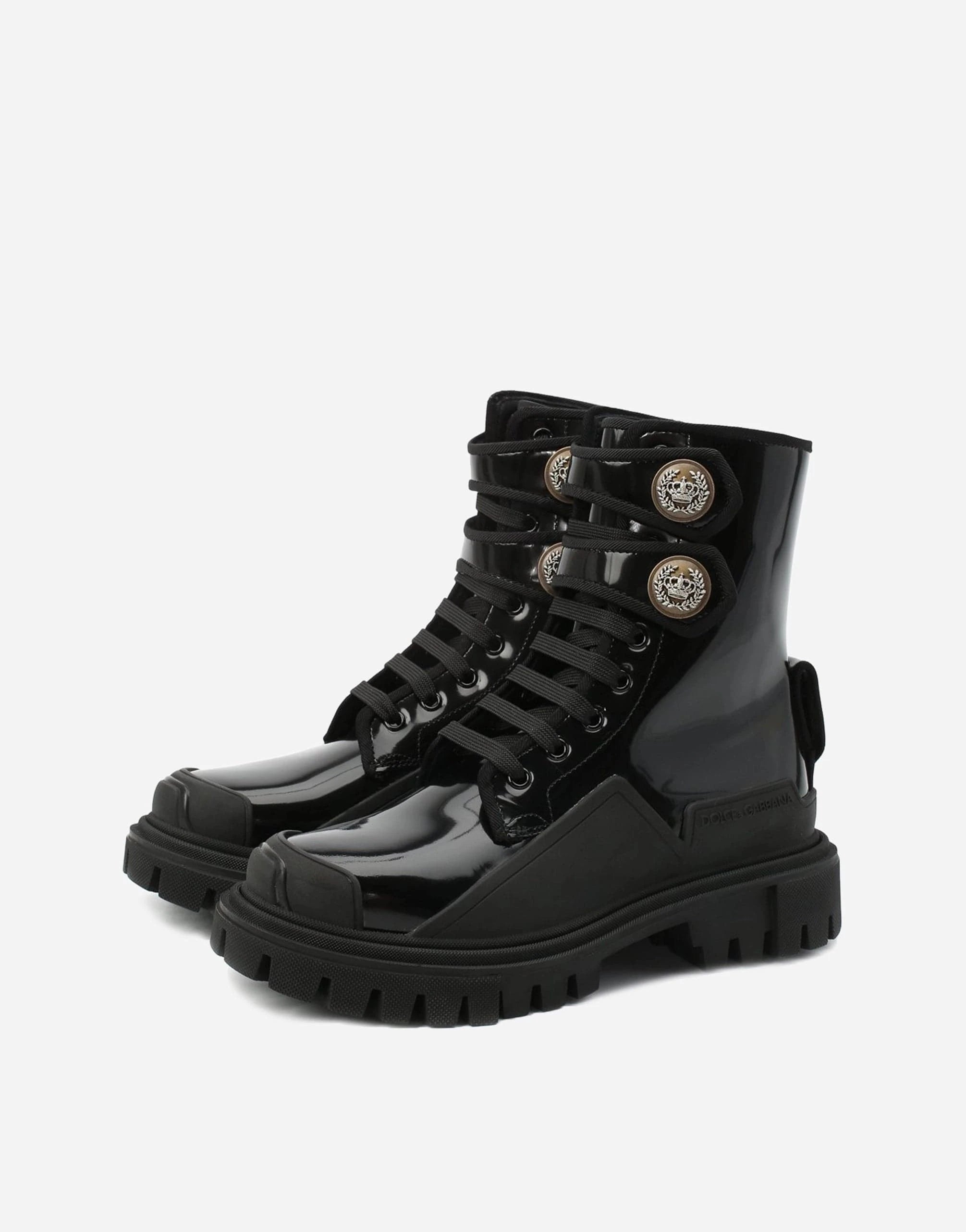 Dolce & Gabbana Coin-Embellished Ankle Boots