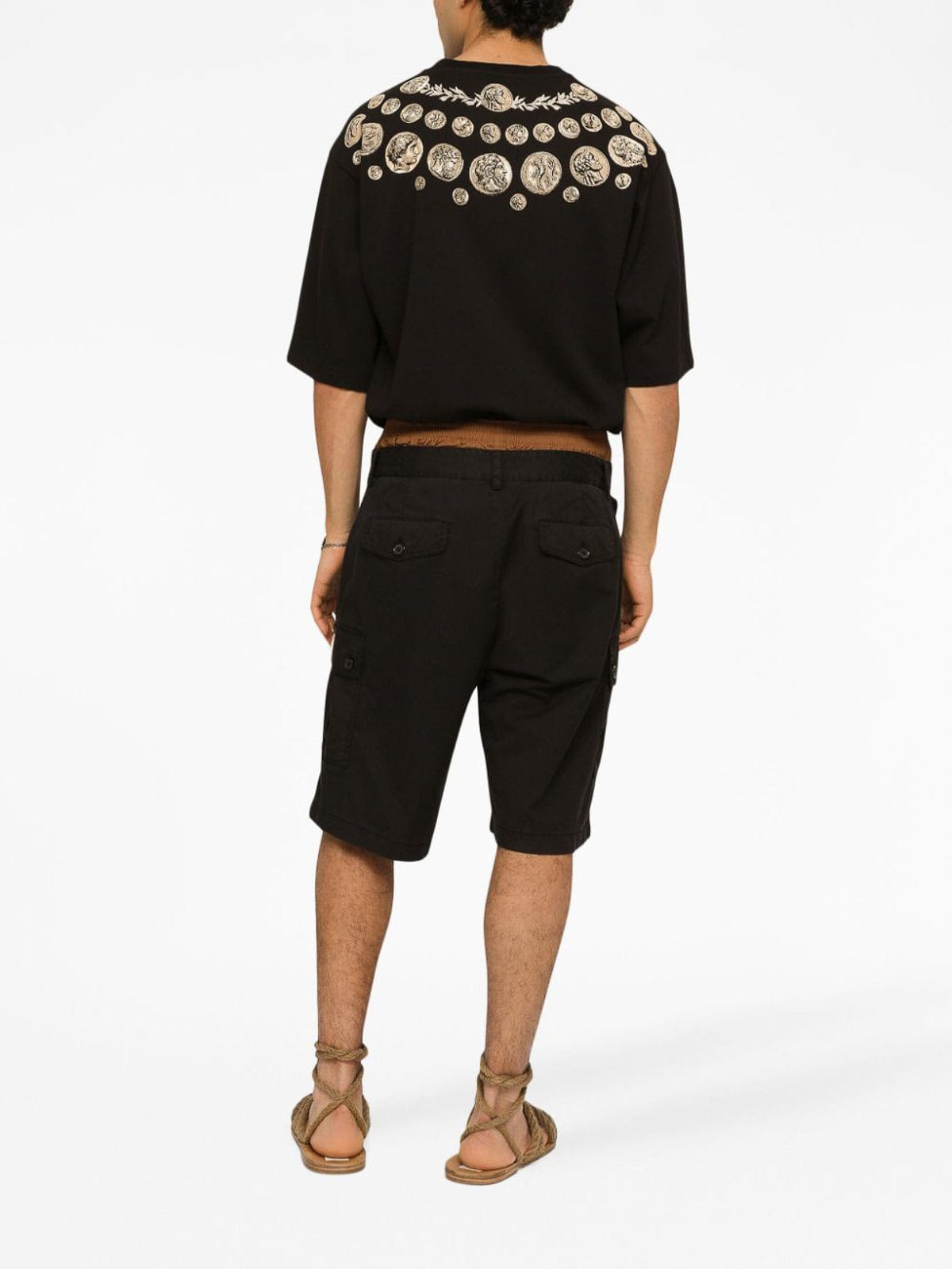 Dolce & Gabbana Coin-Print Cotton T-Shirt