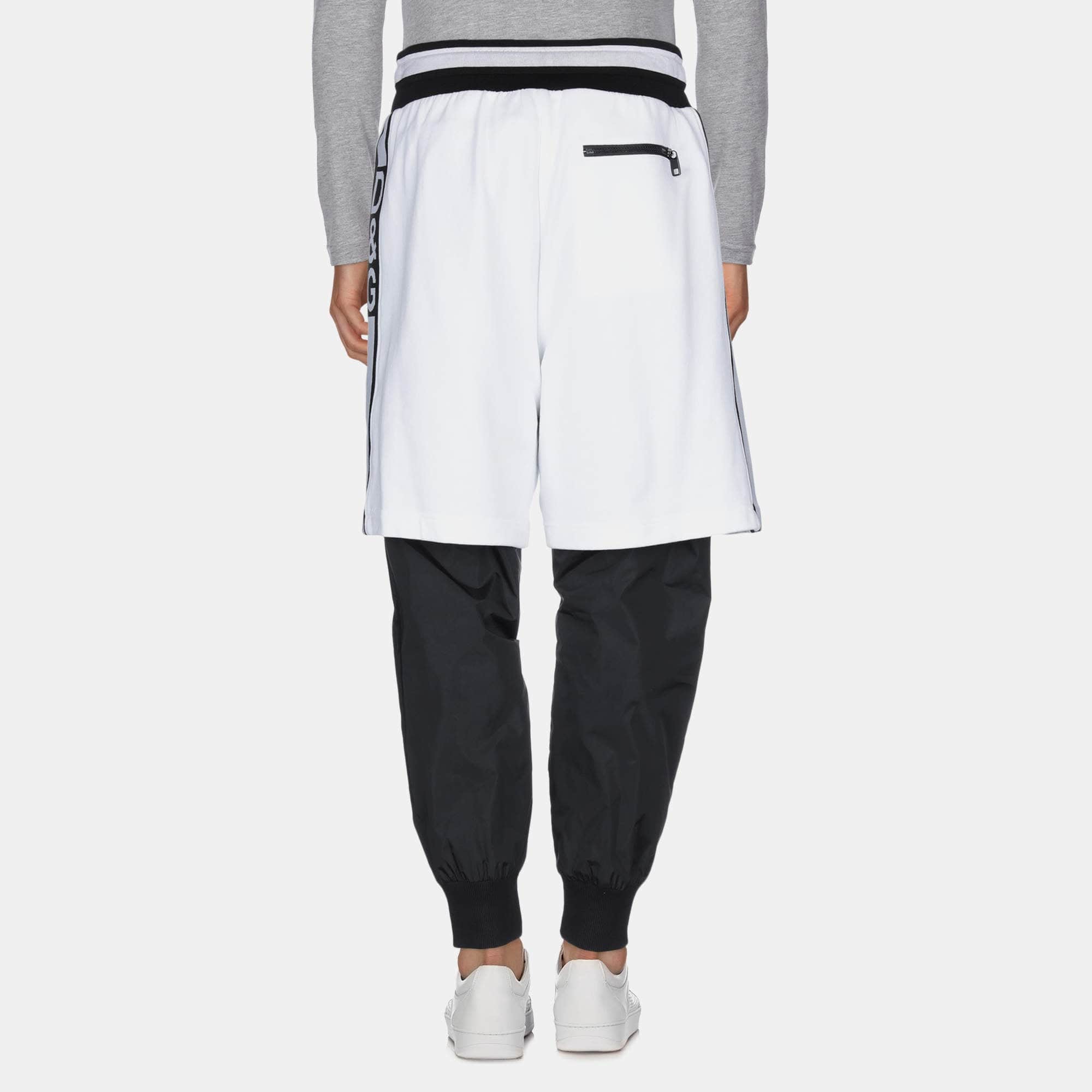 Dolce & Gabbana Color-Block Cotton Sweatpants