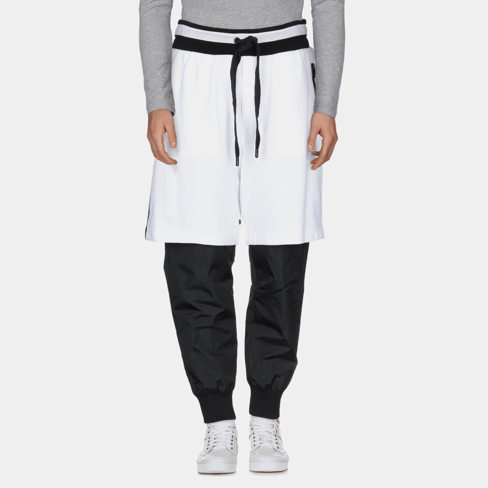 Dolce & Gabbana Color-Block Cotton Sweatpants