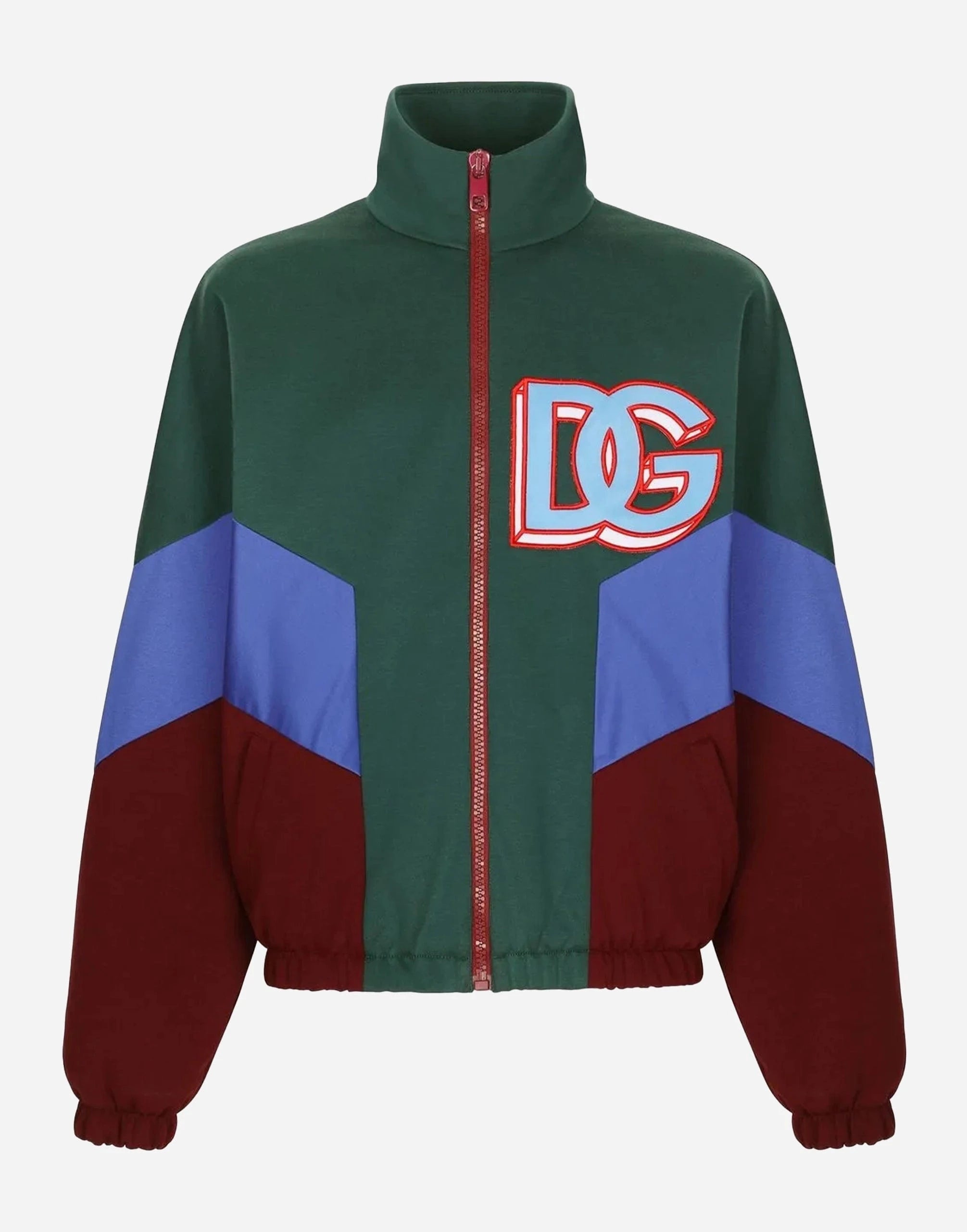 Dolce & Gabbana Color-Block DG Patch Jacket