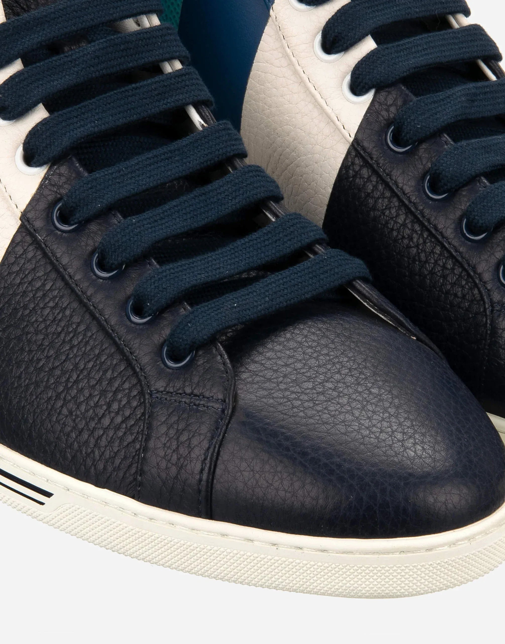 Dolce & Gabbana Color-Block High-Top Sneakers