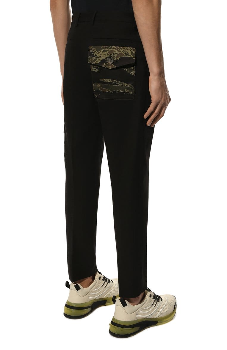Dolce & Gabbana Contrast Camo Slim-Fit Trousers
