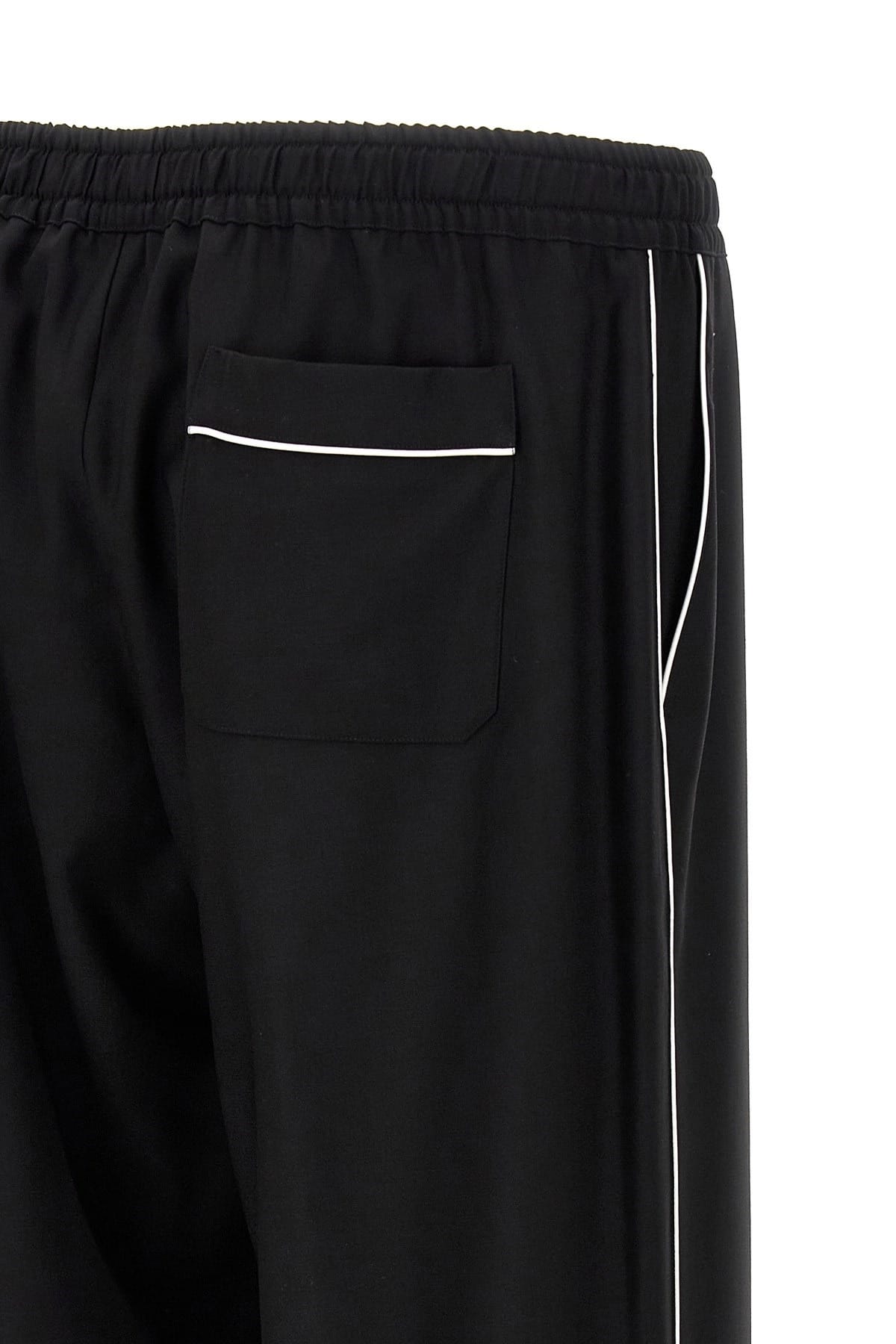 Dolce & Gabbana Dolce & Gabbana Contrast Piping Wool Pants
