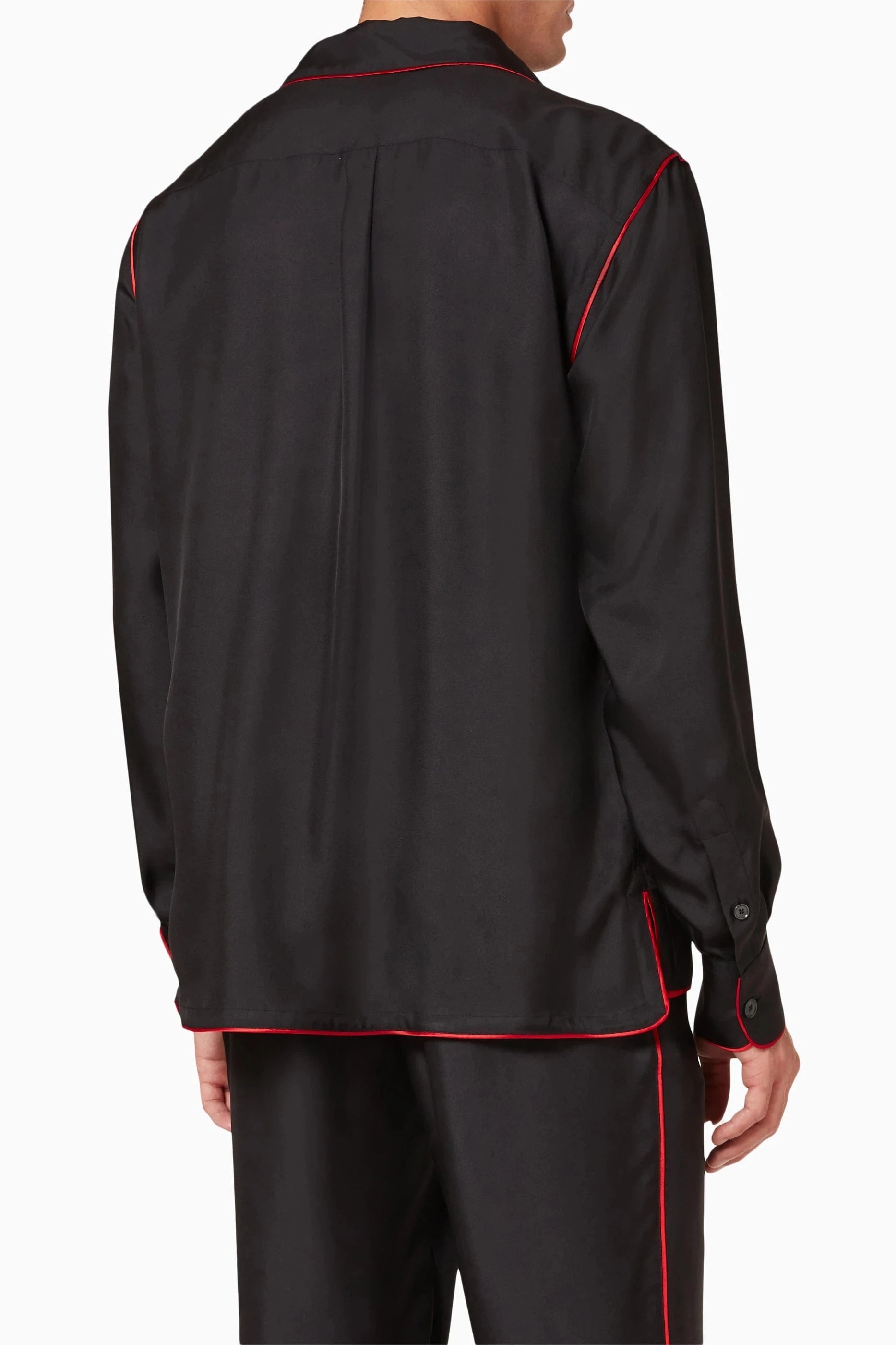 Dolce & Gabbana Contrast Trim Shirt in Silk