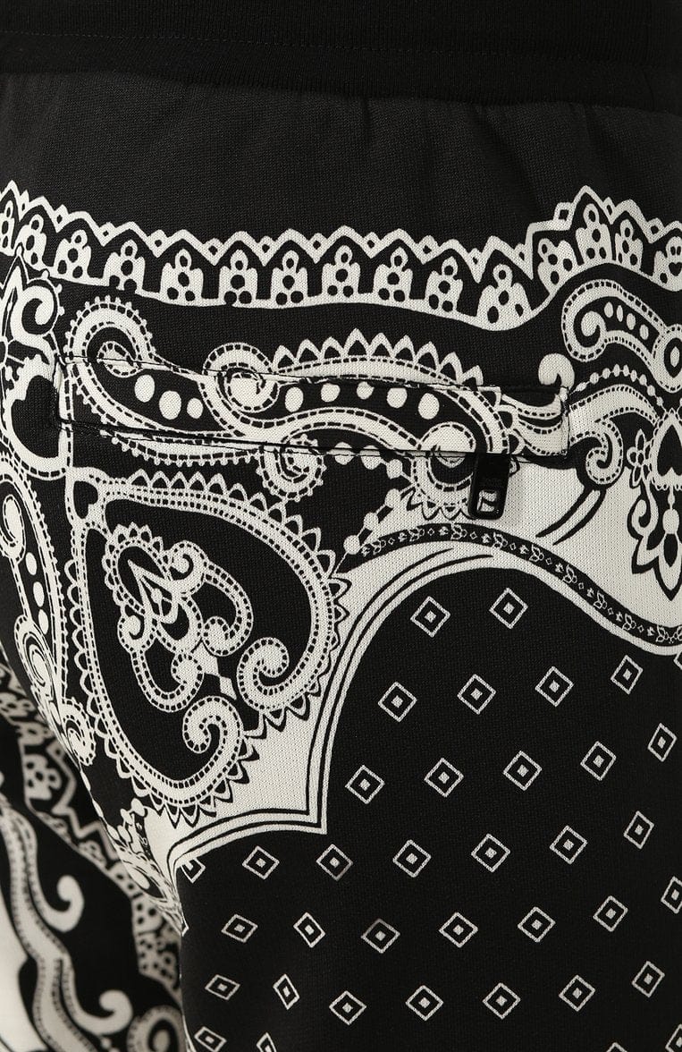Dolce & Gabbana Cotton Bandana-Print Sweatpants