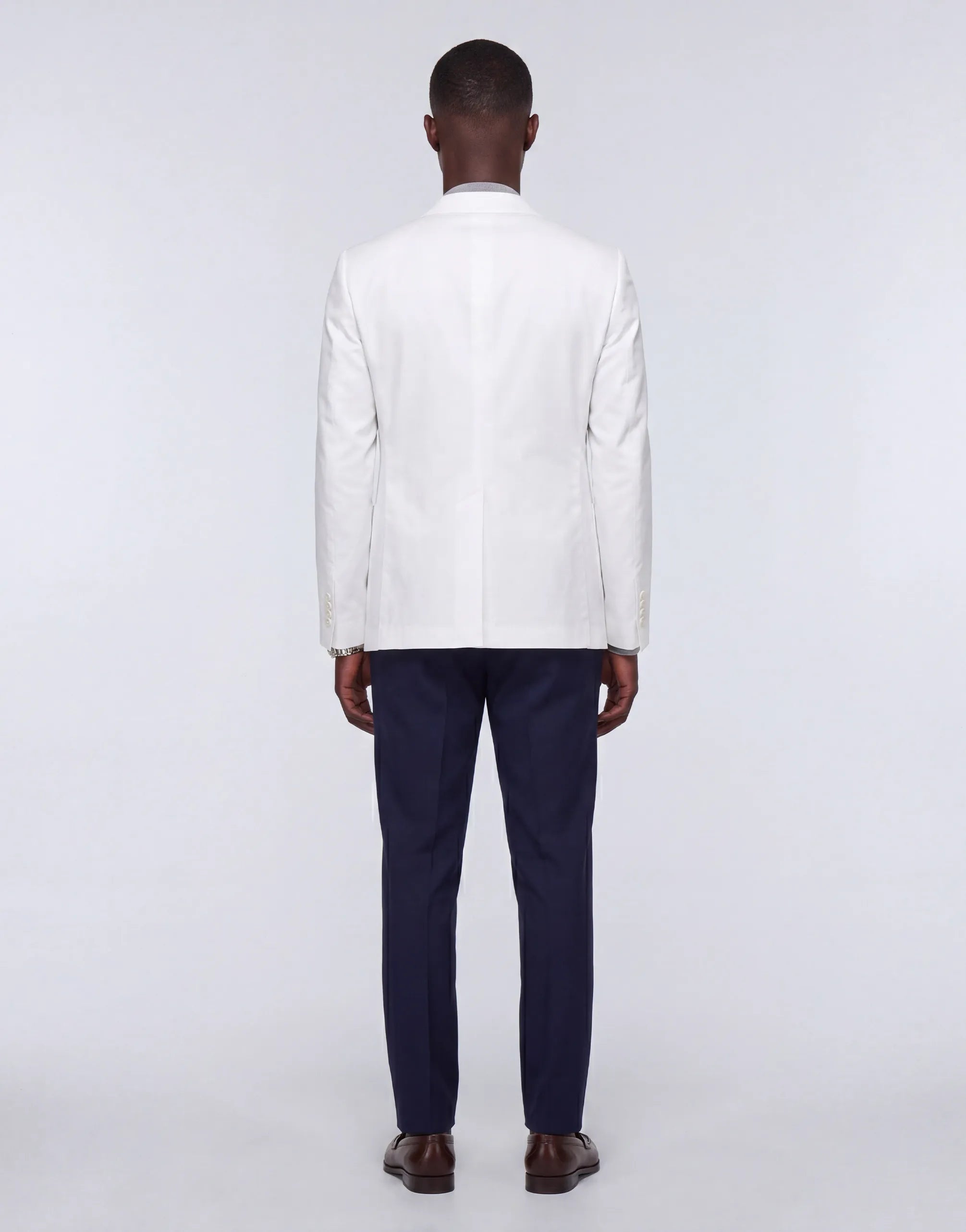 Dolce & Gabbana Dolce & Gabbana Cotton Blend Double-Breasted Tailored Blazer Jacket