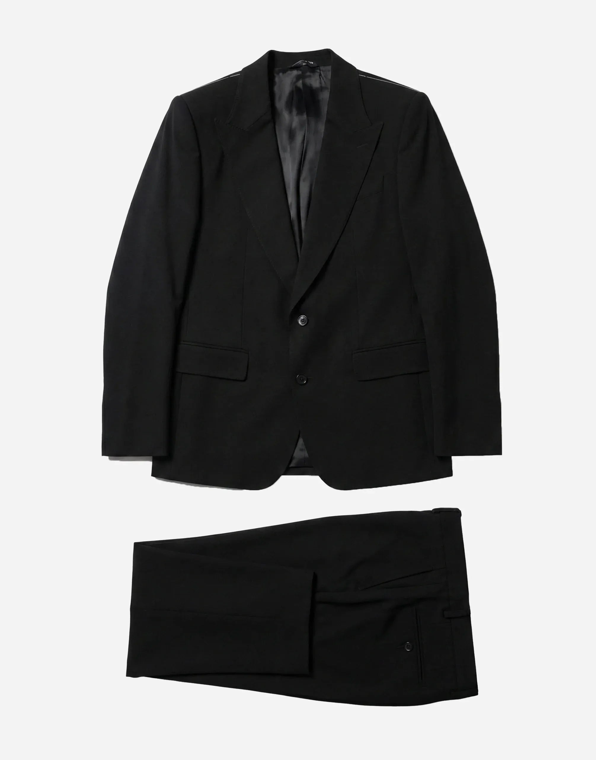 定価40万円 MARTINI ドルガバスーツ ブラックのメンズ スーツ マルティーニフィット ウール&シルククロス