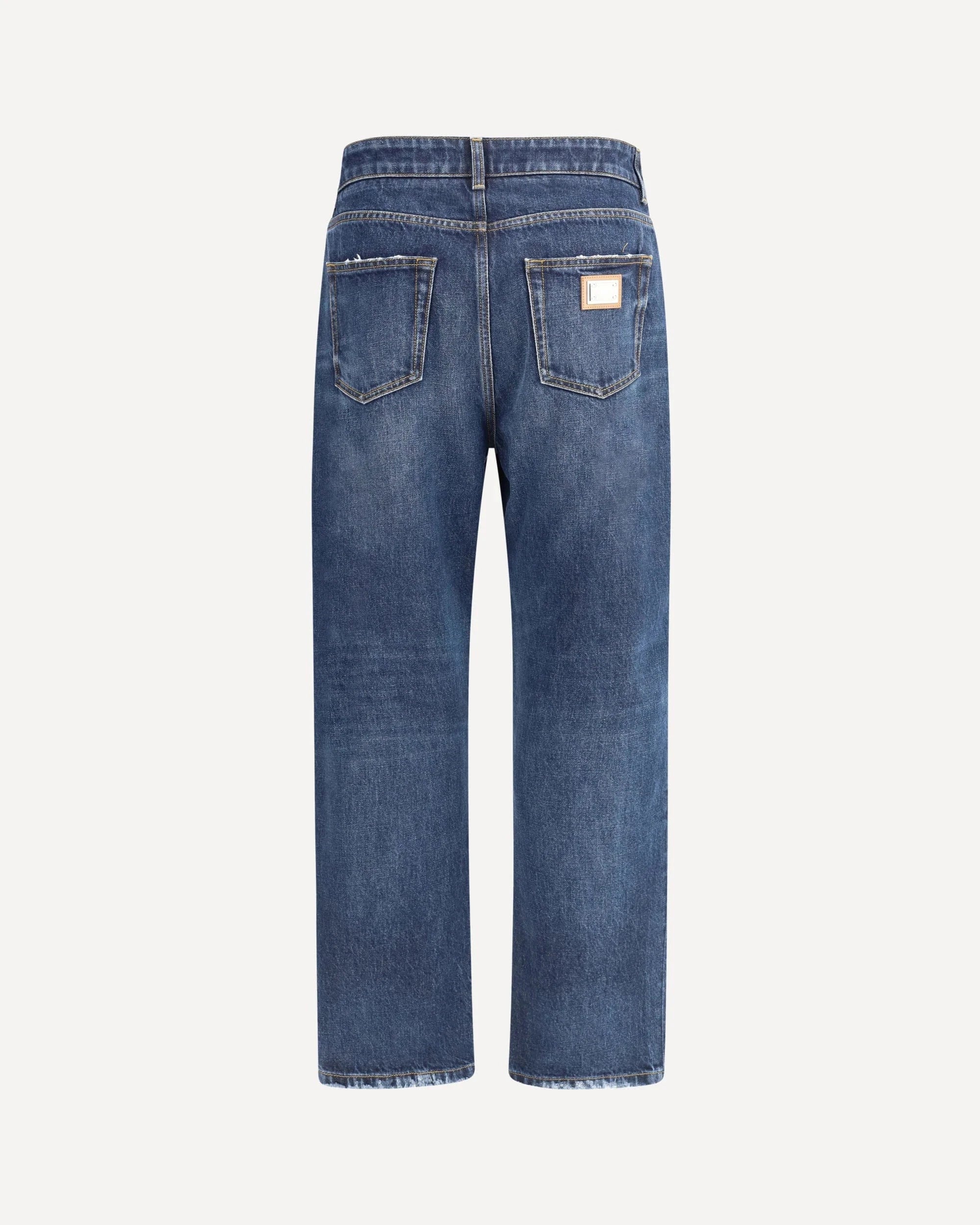 Dolce & Gabbana Cotton Boyfriend Jeans
