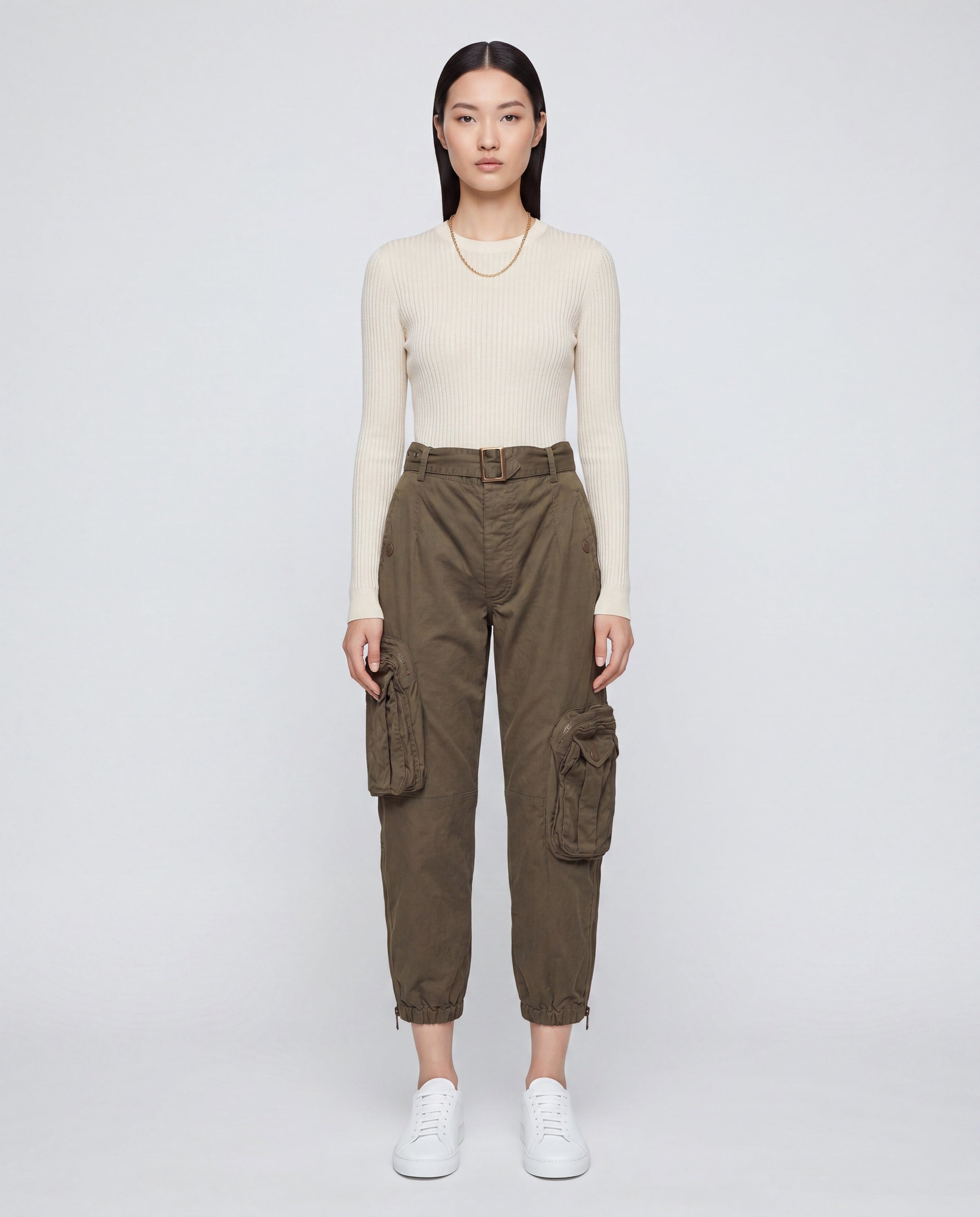 Dolce & Gabbana Cotton Cargo Utility Trousers