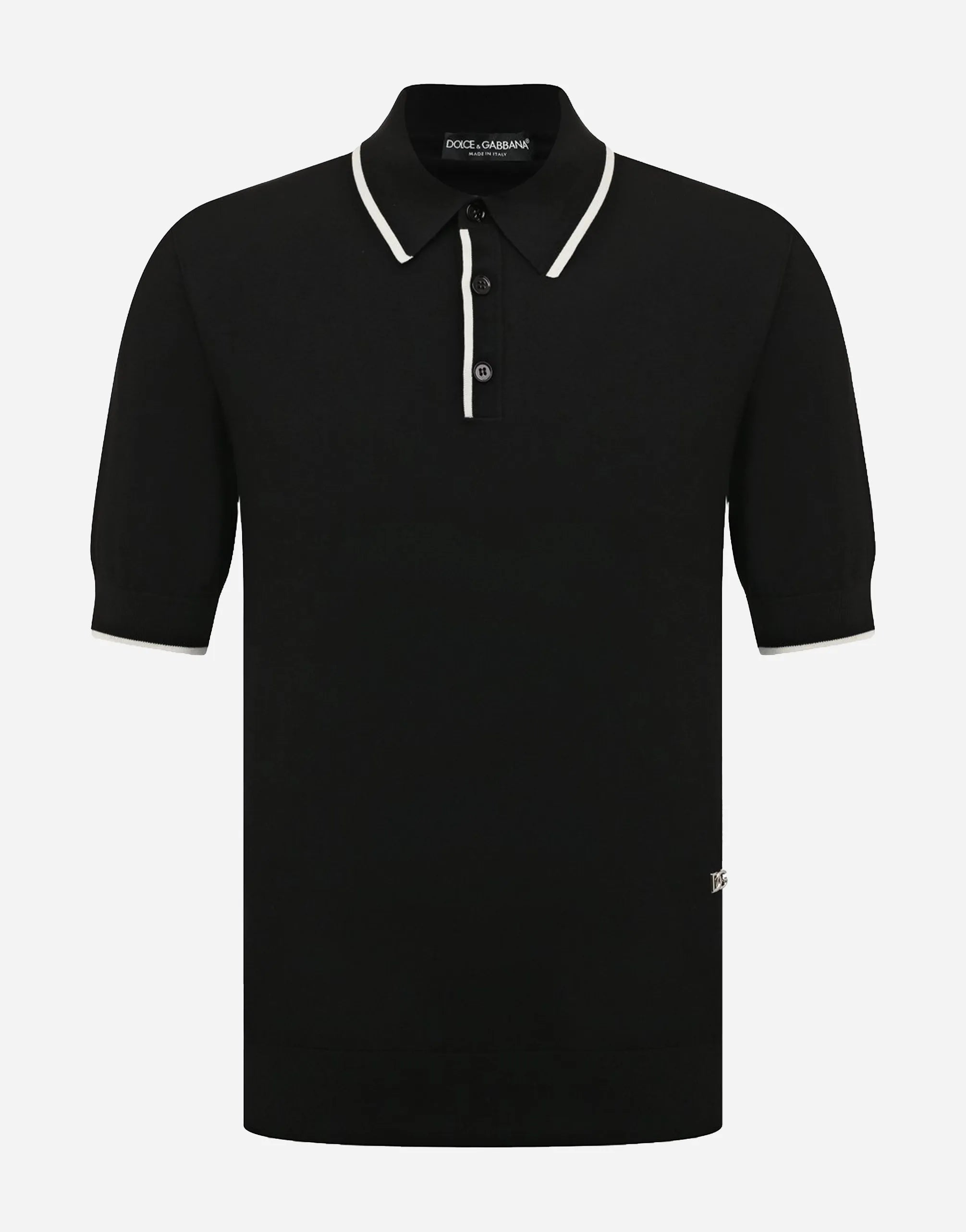 Dolce & Gabbana Dolce & Gabbana Cotton Knit Polo Shirt