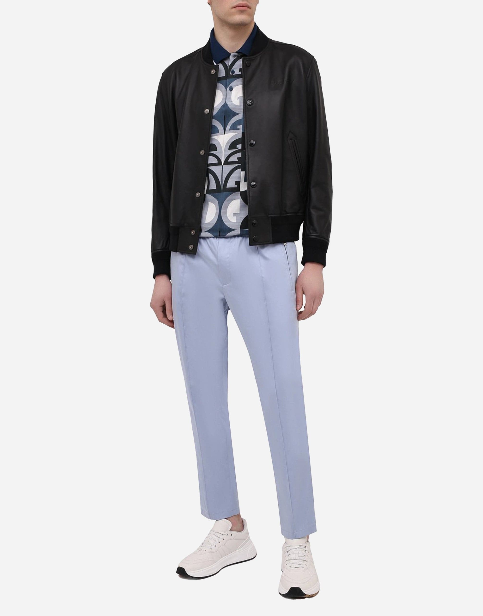 Dolce & Gabbana Cotton Pants With Logo