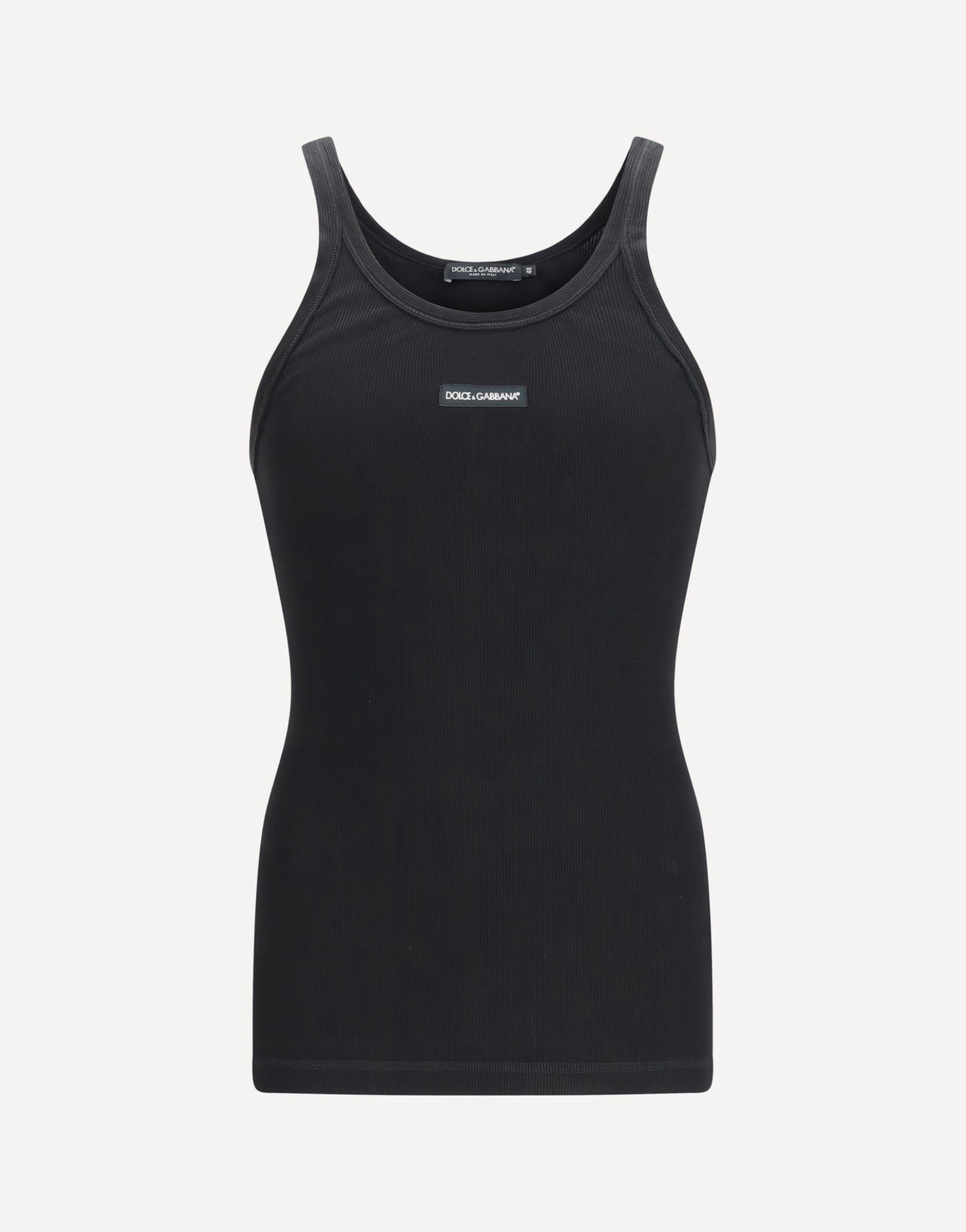 Dolce & Gabbana Cotton Printed Tank Top