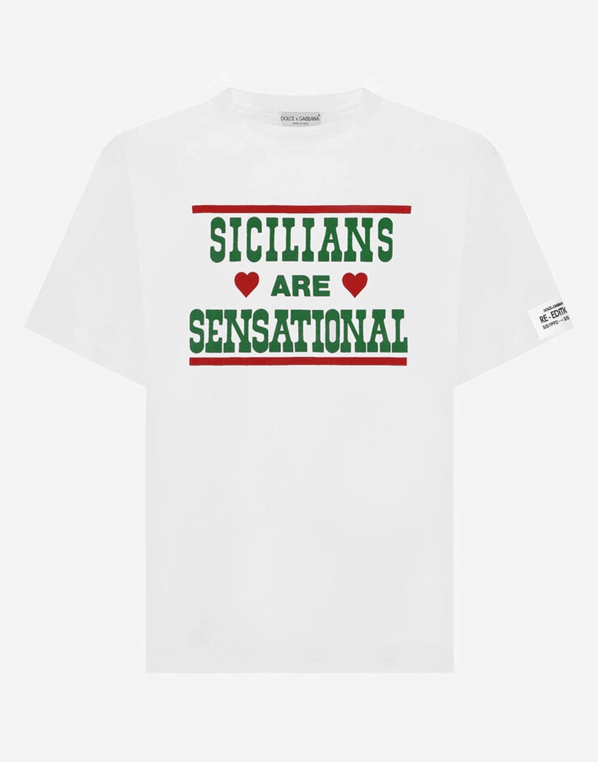 Dolce & Gabbana Cotton Round-Neck T-Shirt