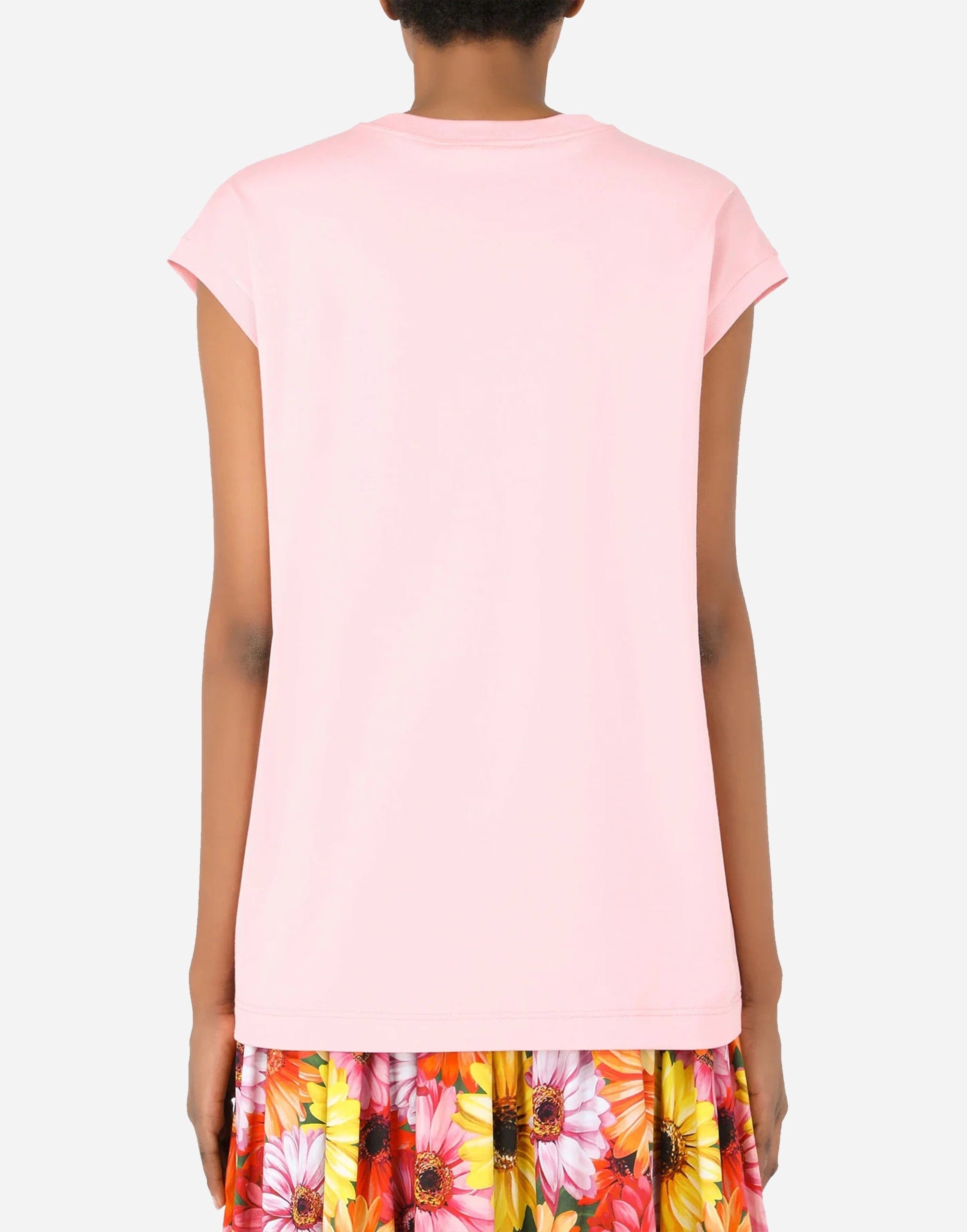 Dolce & Gabbana Cotton Shirt With Branded Patch