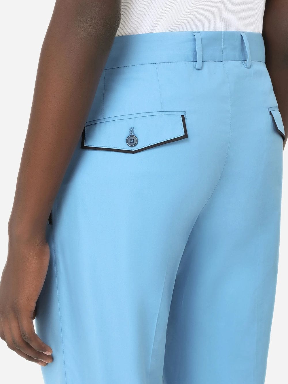 Cotton Silk Blend Pants