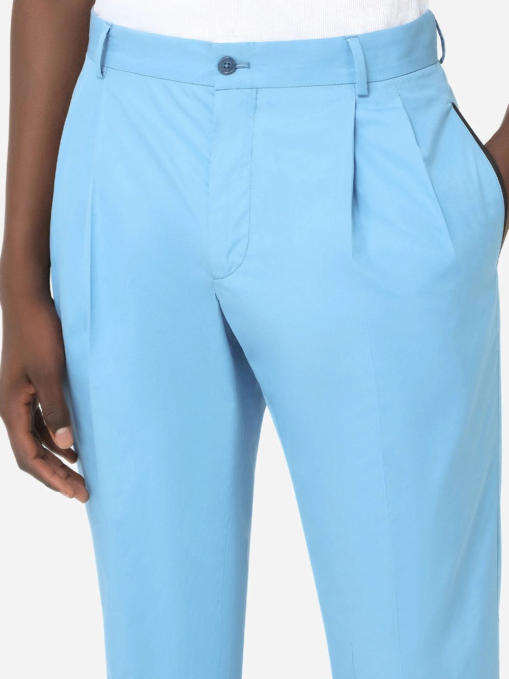 Cotton Silk Blend Pants