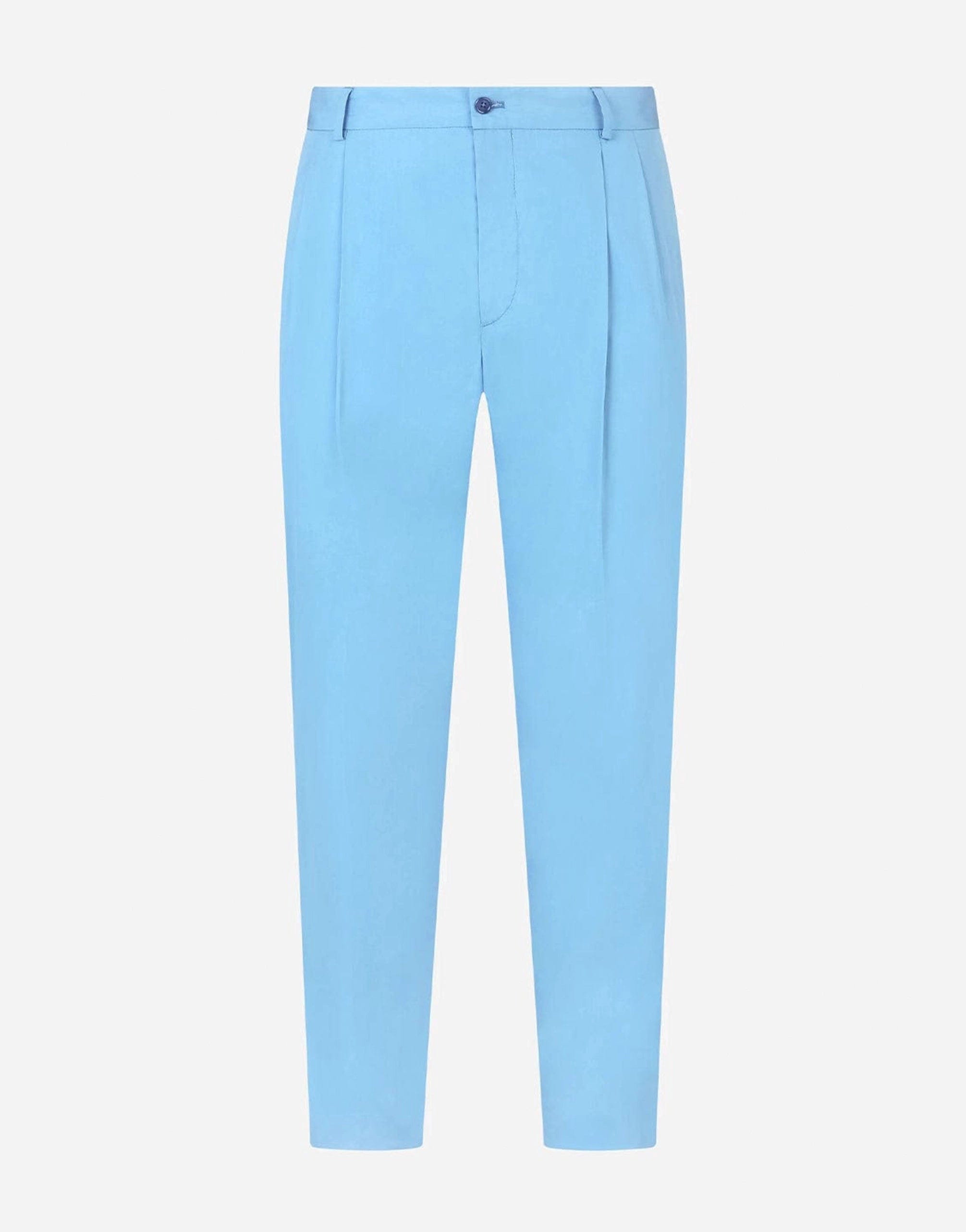 Dolce & Gabbana Cotton Silk Blend Pants