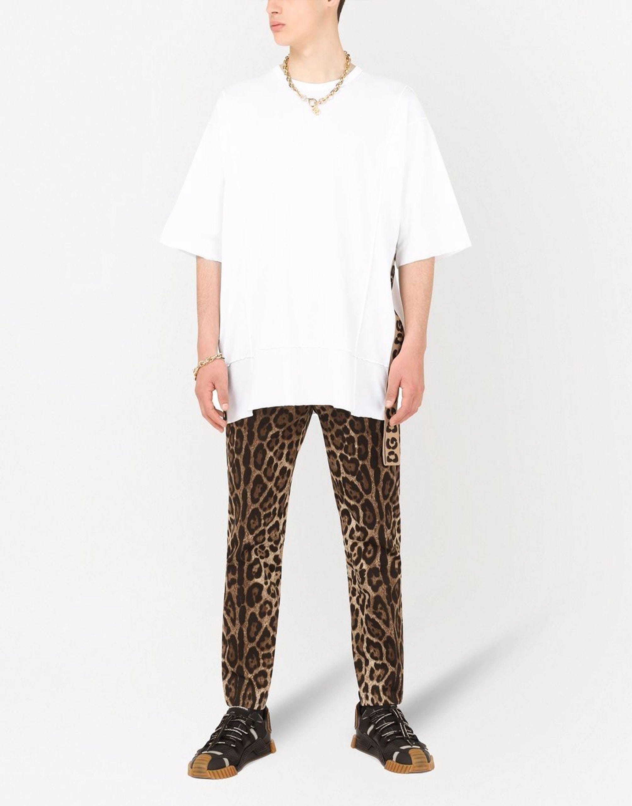 Dolce & Gabbana Cotton T-shirt With DG Print