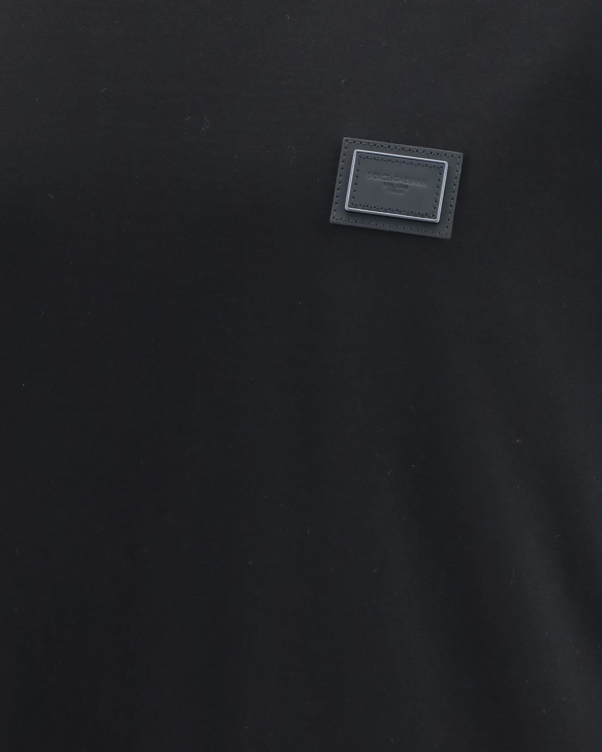 T-shirt in cotone Dolce & Gabbana con placca logo
