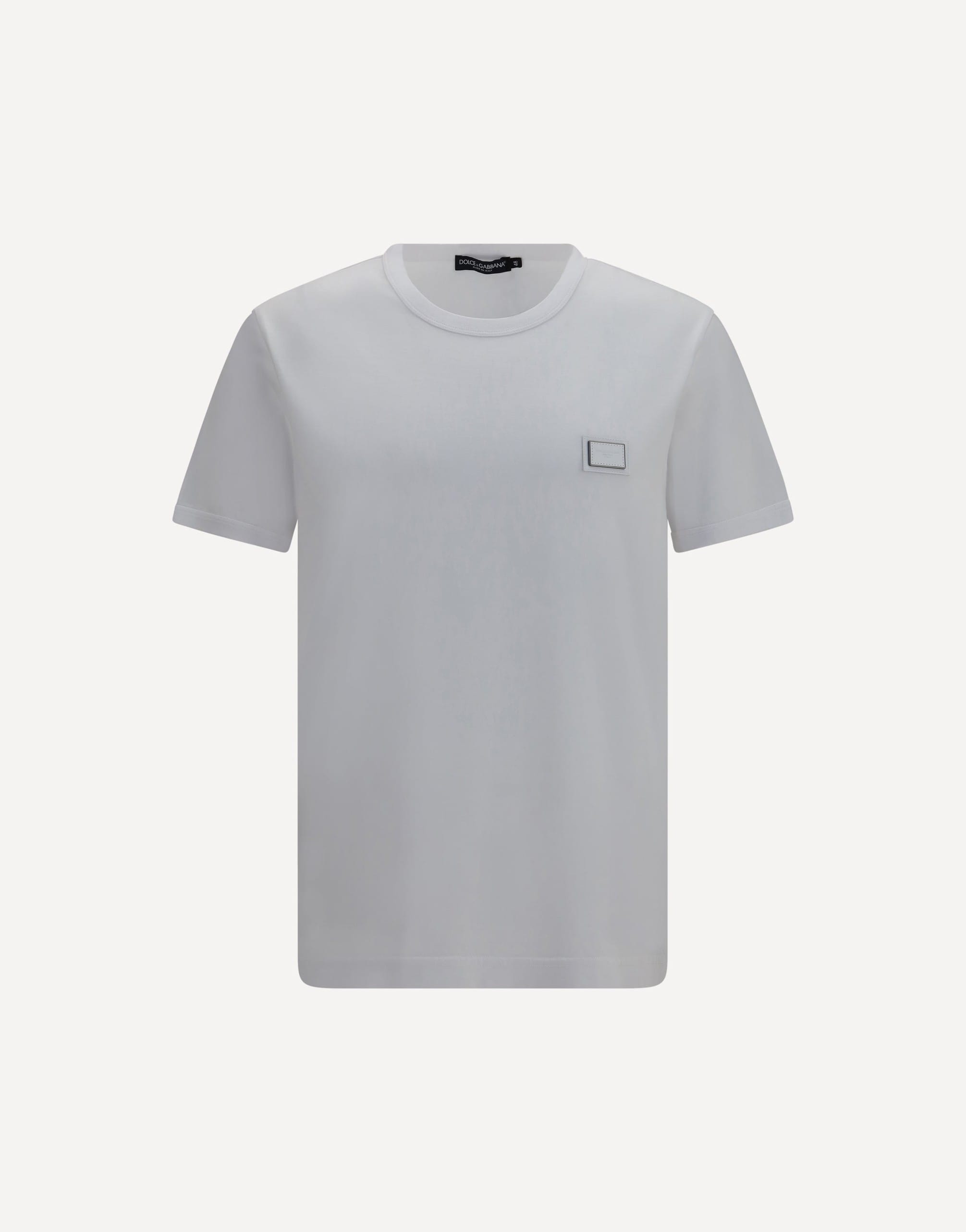 Dolce & Gabbana katoenen T-shirt met logoplaquette