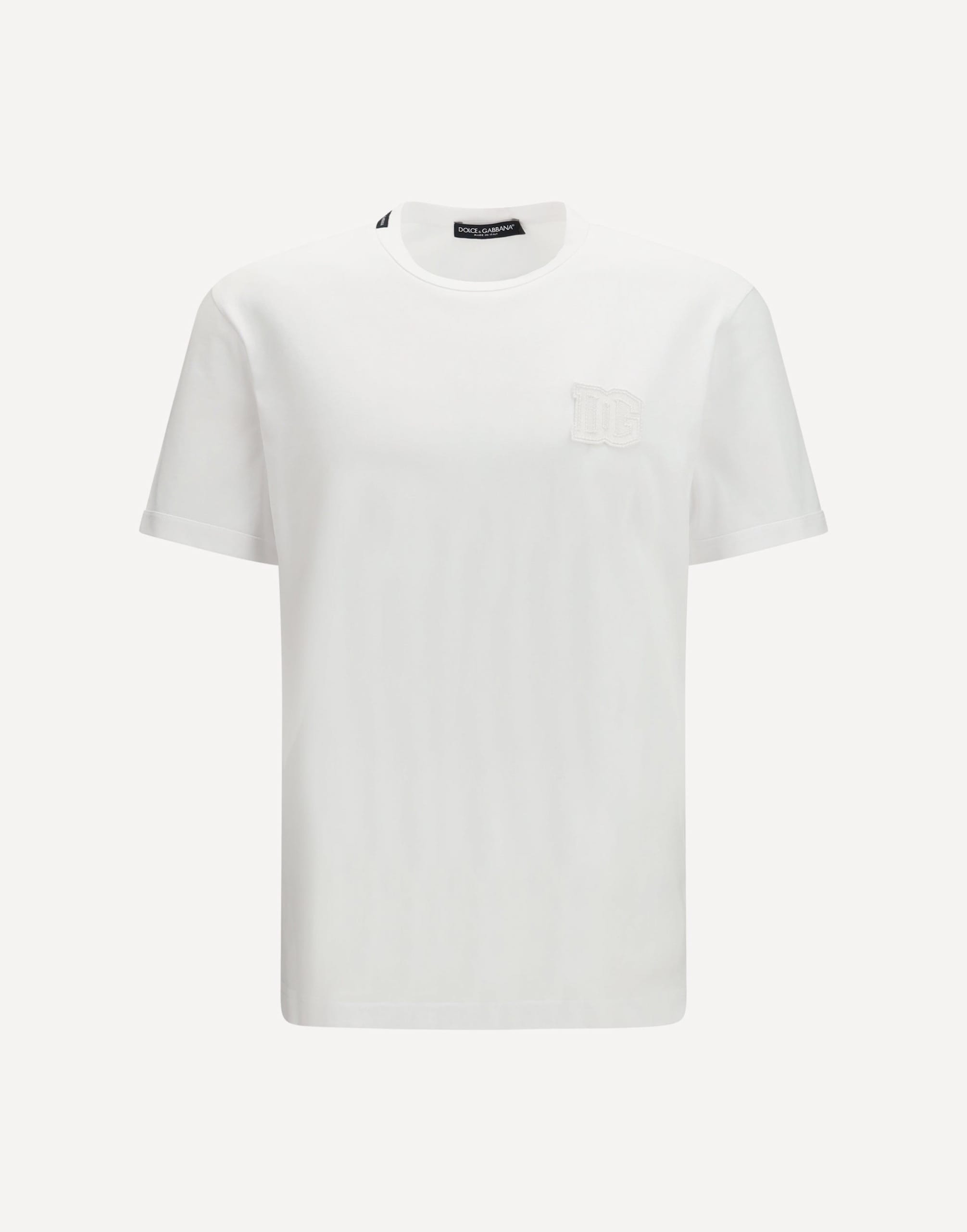 Dolce & Gabbana Cotton T-Shirt With Patch