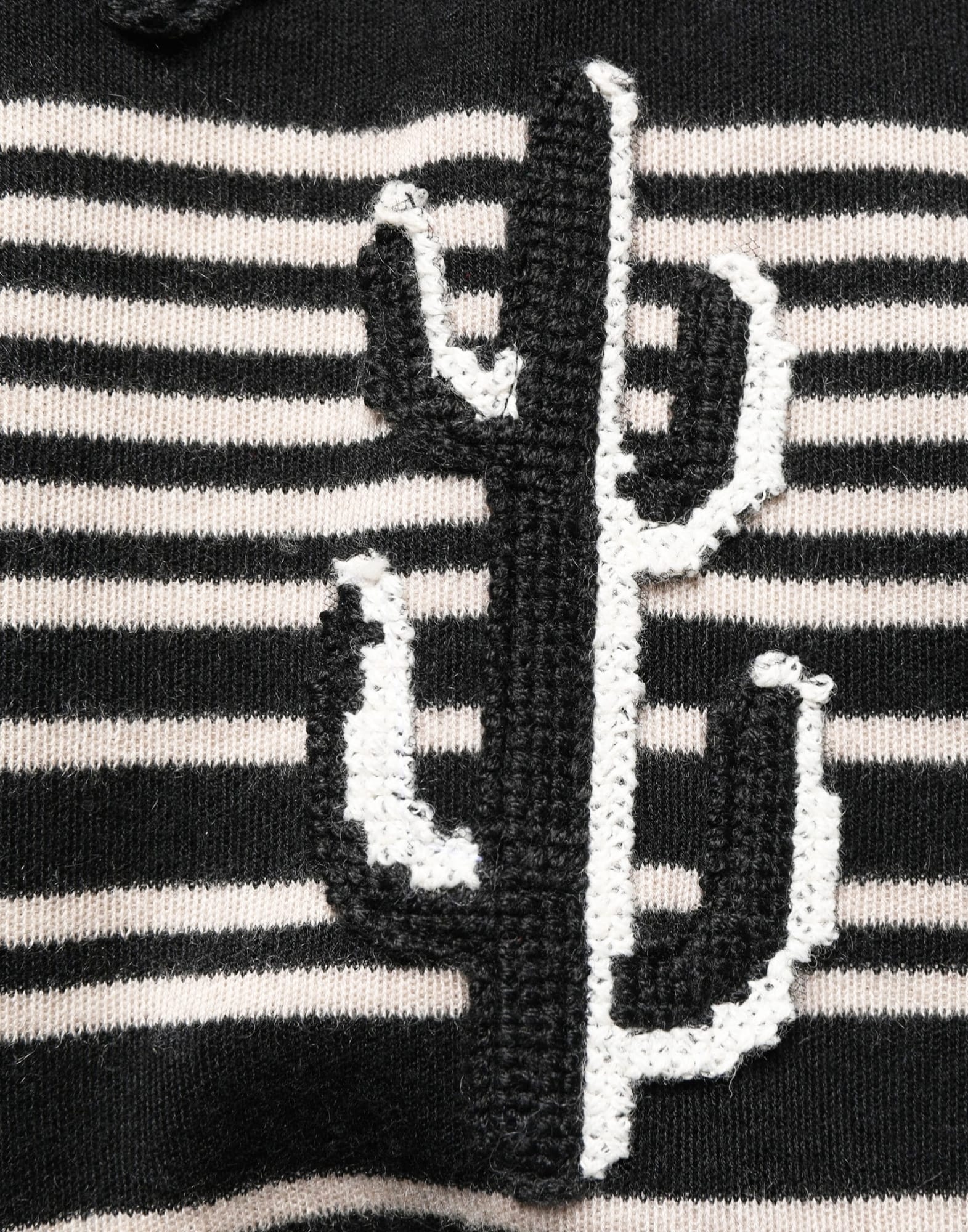 Dolce & Gabbana Cowboy Graphic Knit Sweater