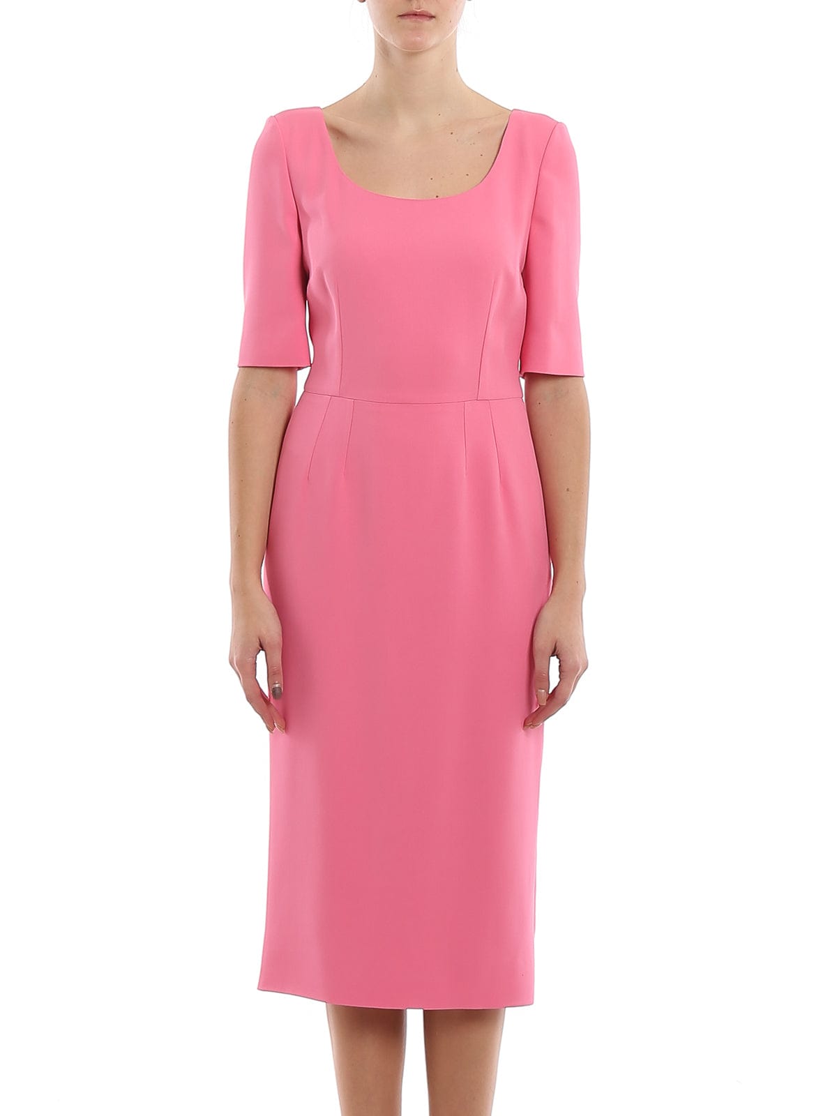 Dolce & Gabbana Crêpe Sheath Midi Dress