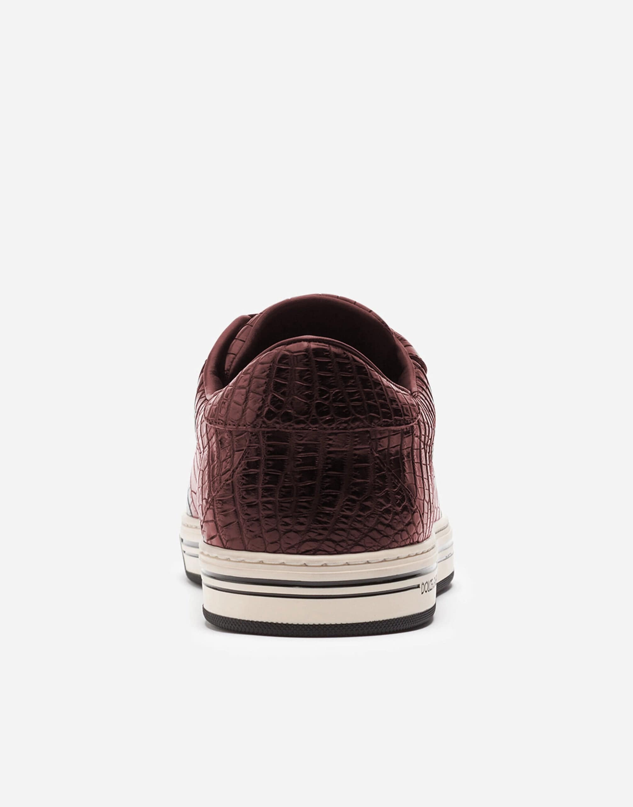 Dolce & Gabbana Crocodile Leather Rome Sneakers
