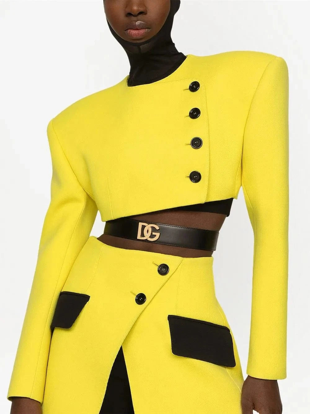 Dolce & Gabbana Cropped Double-Breasted Blazer