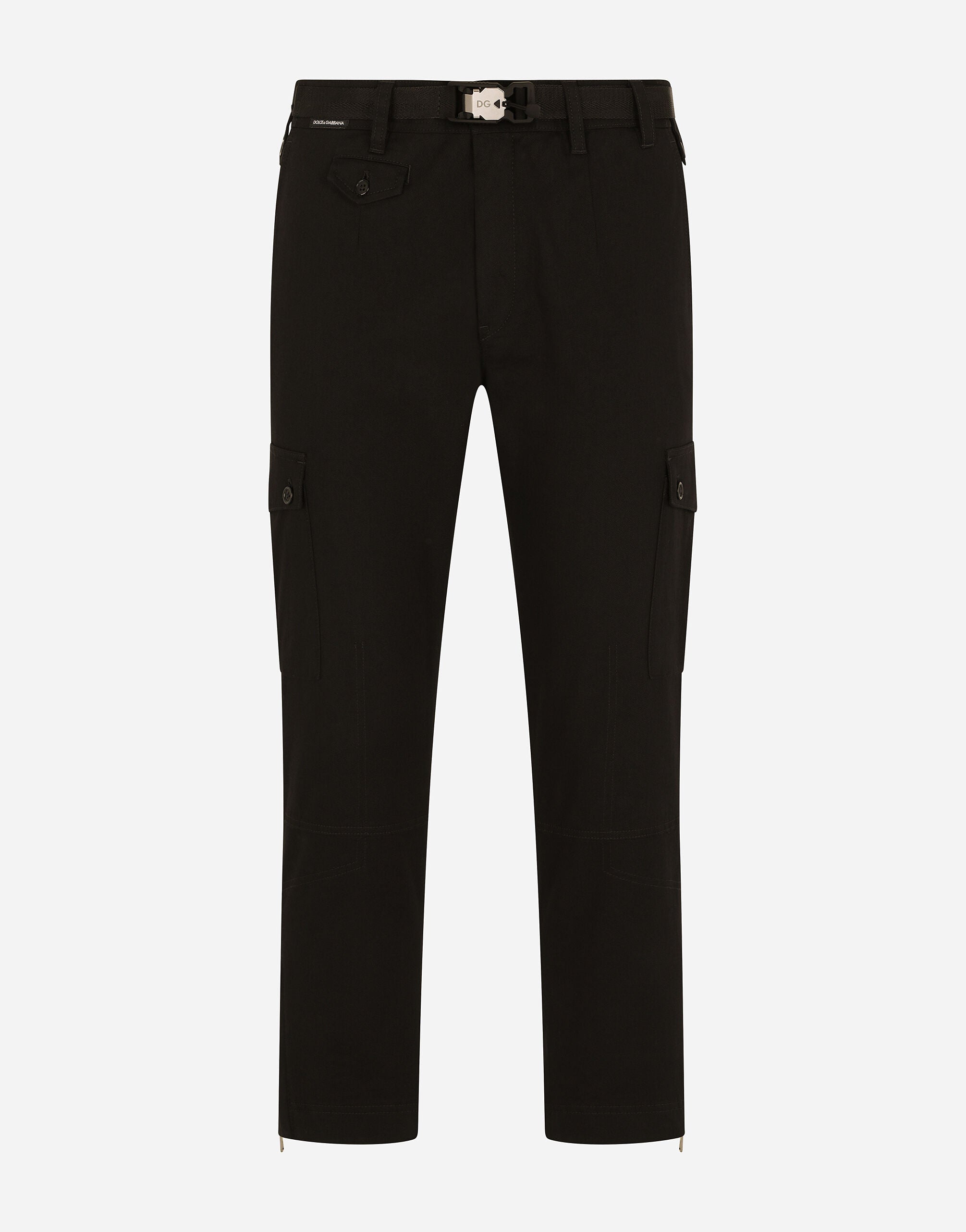 Dolce & Gabbana Cropped Logo Cargo Pants