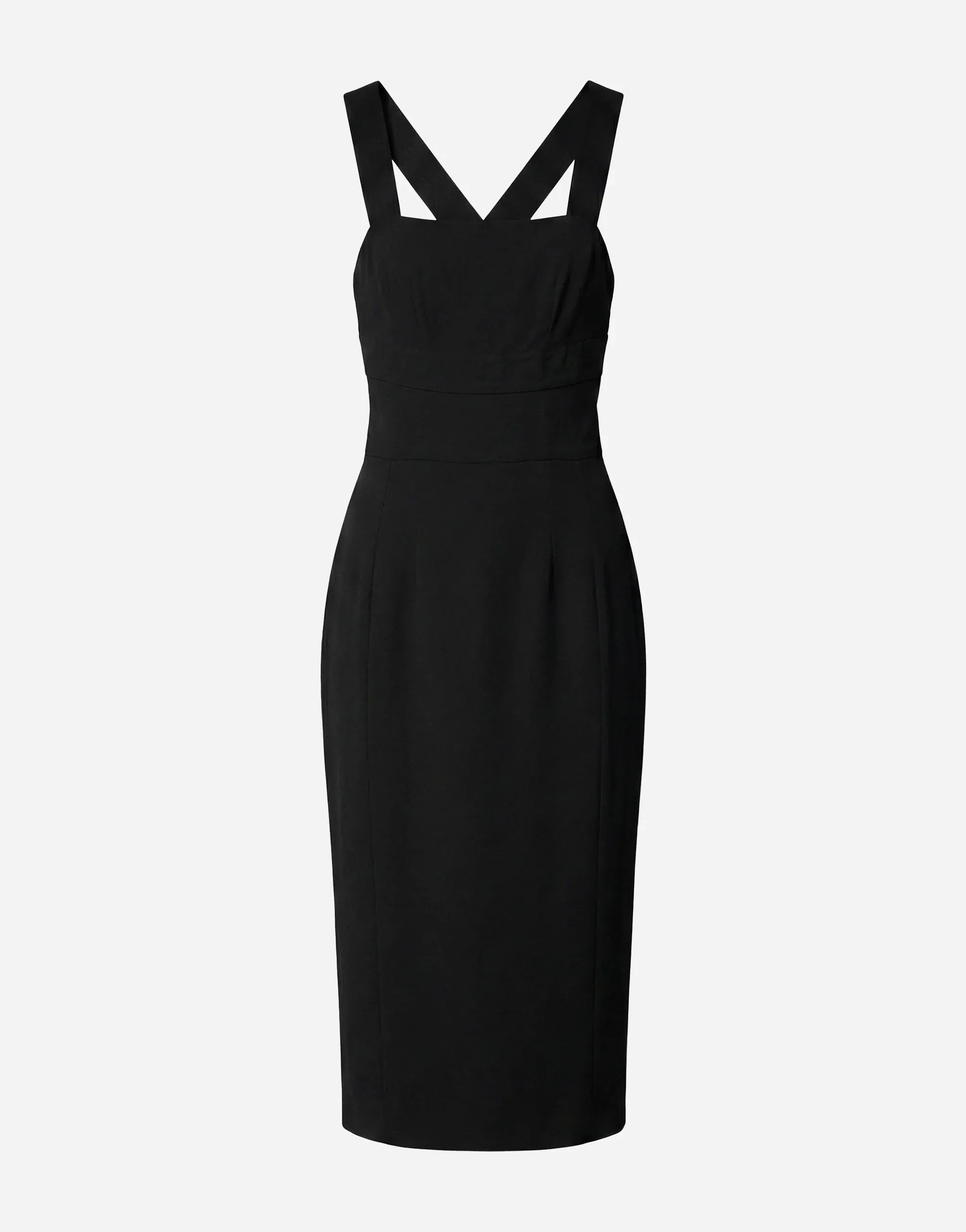 Dolce & Gabbana Cross-Back Midi Dress