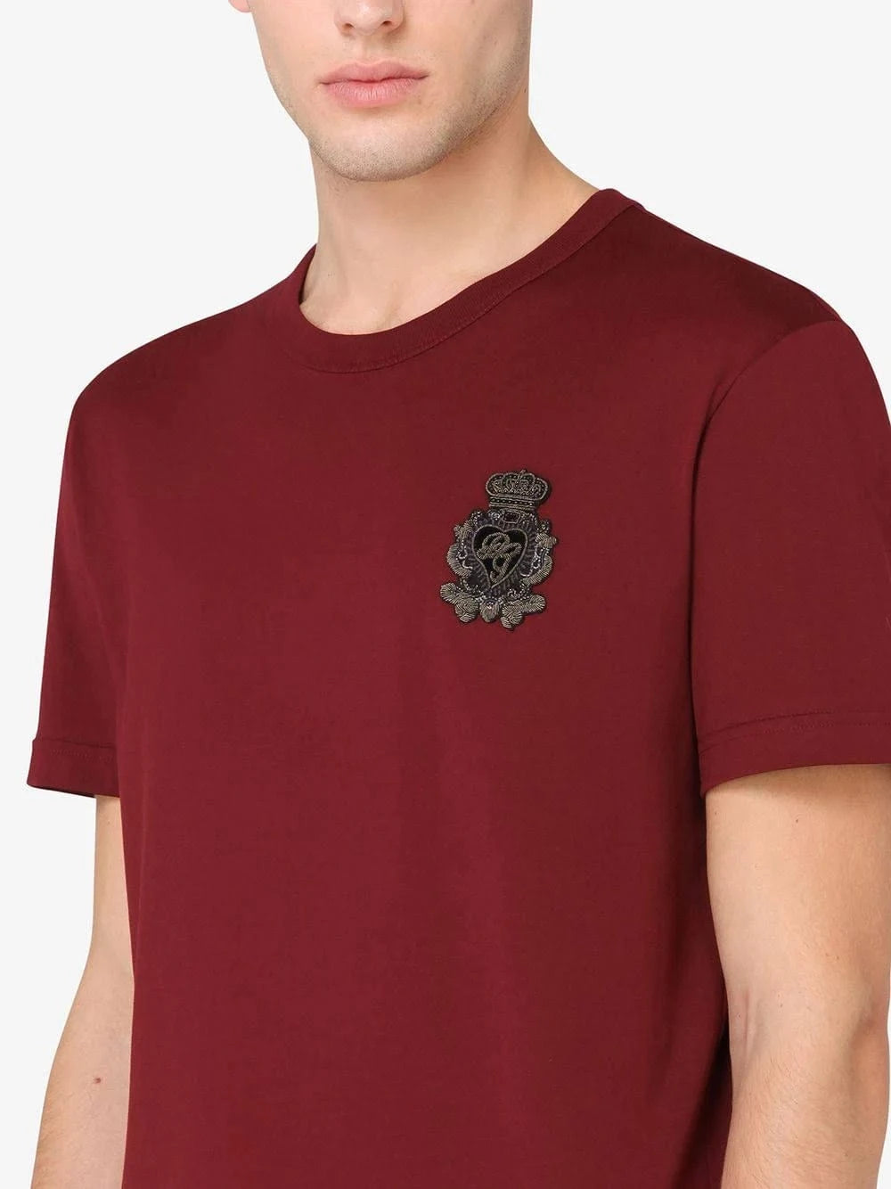 Dolce & Gabbana Crown DG Embroidery T-Shirt