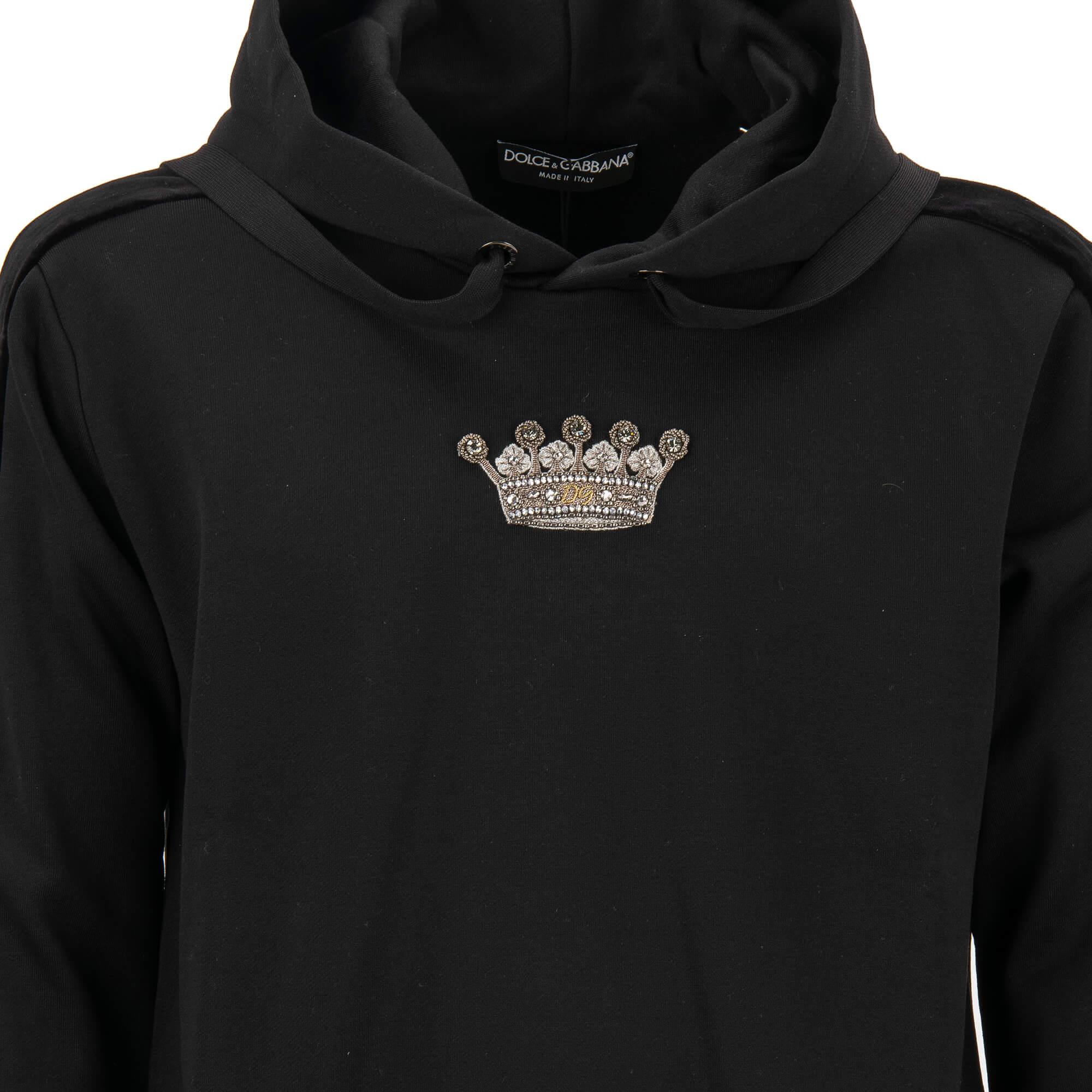 Dolce & Gabbana Crown Embroidery Hoodie