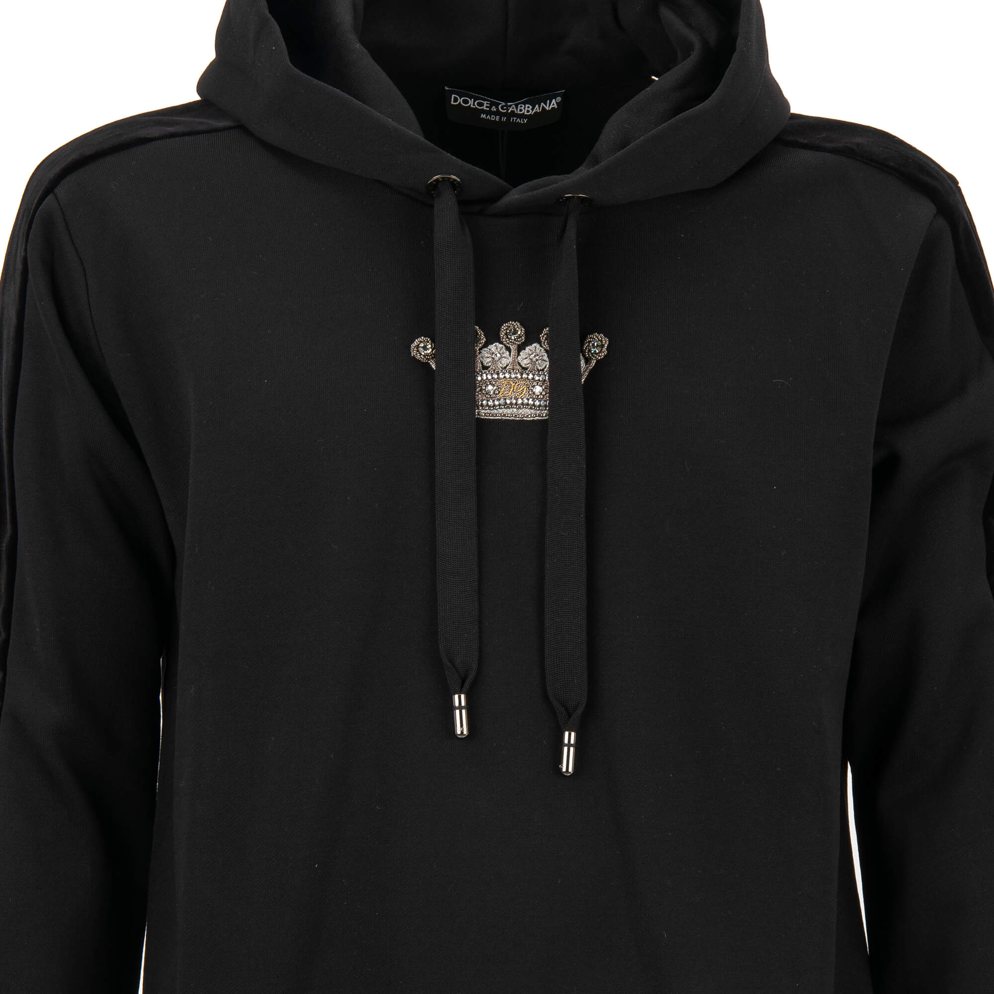 Dolce & Gabbana Crown Embroidery Hoodie