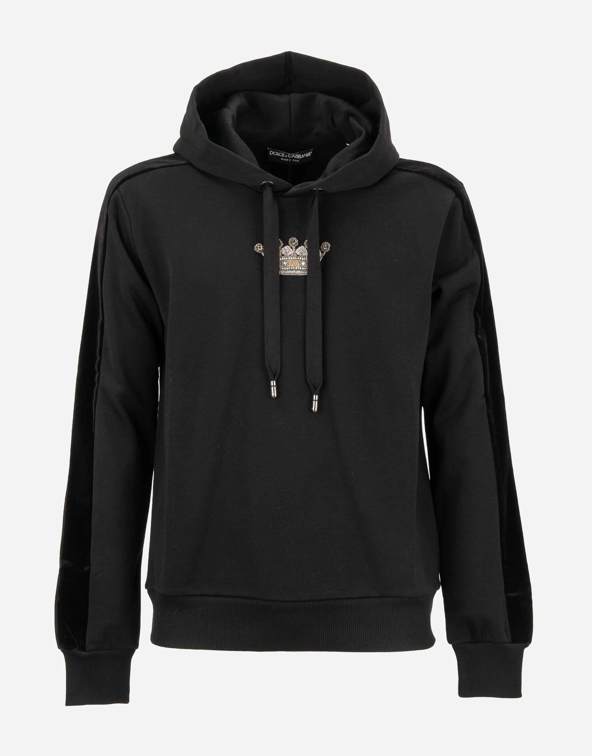 Dolce & Gabbana Crown Embroidery Hoodie
